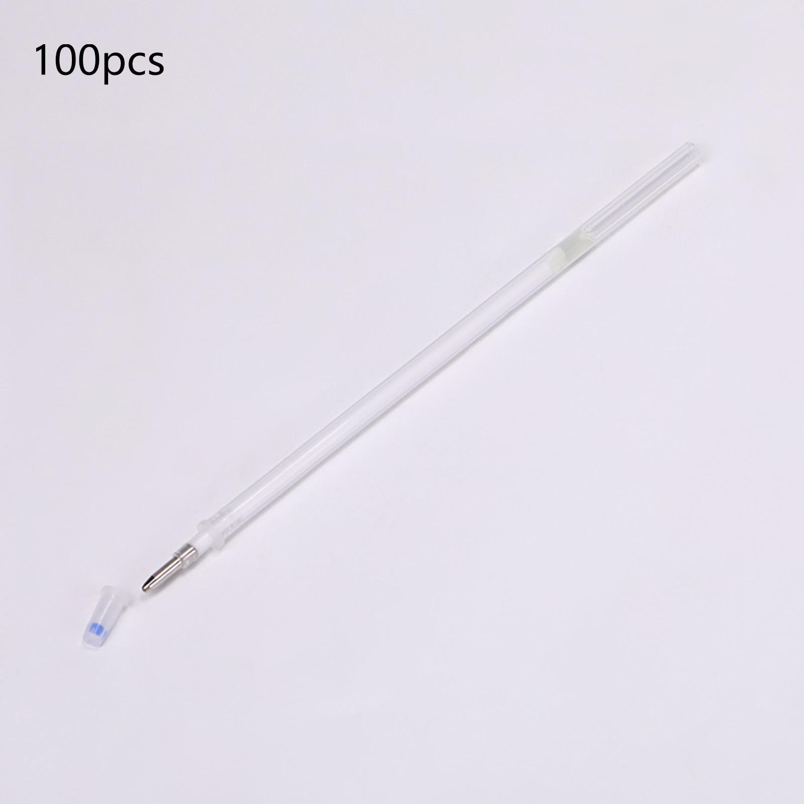 Heat Erasable Pen Refills Fabric Marker Tailors Quilting Embroidery Sewing White Thin 100pcs