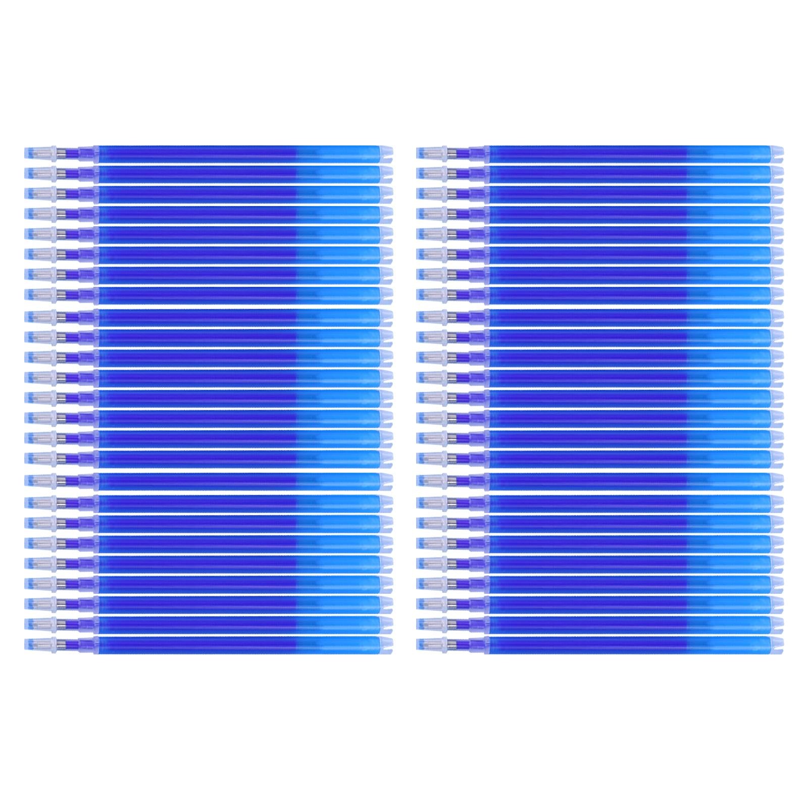 Heat Erasable Pen Refills Fabric Marker Tailors Quilting Embroidery Sewing Blue Thick 50pcs
