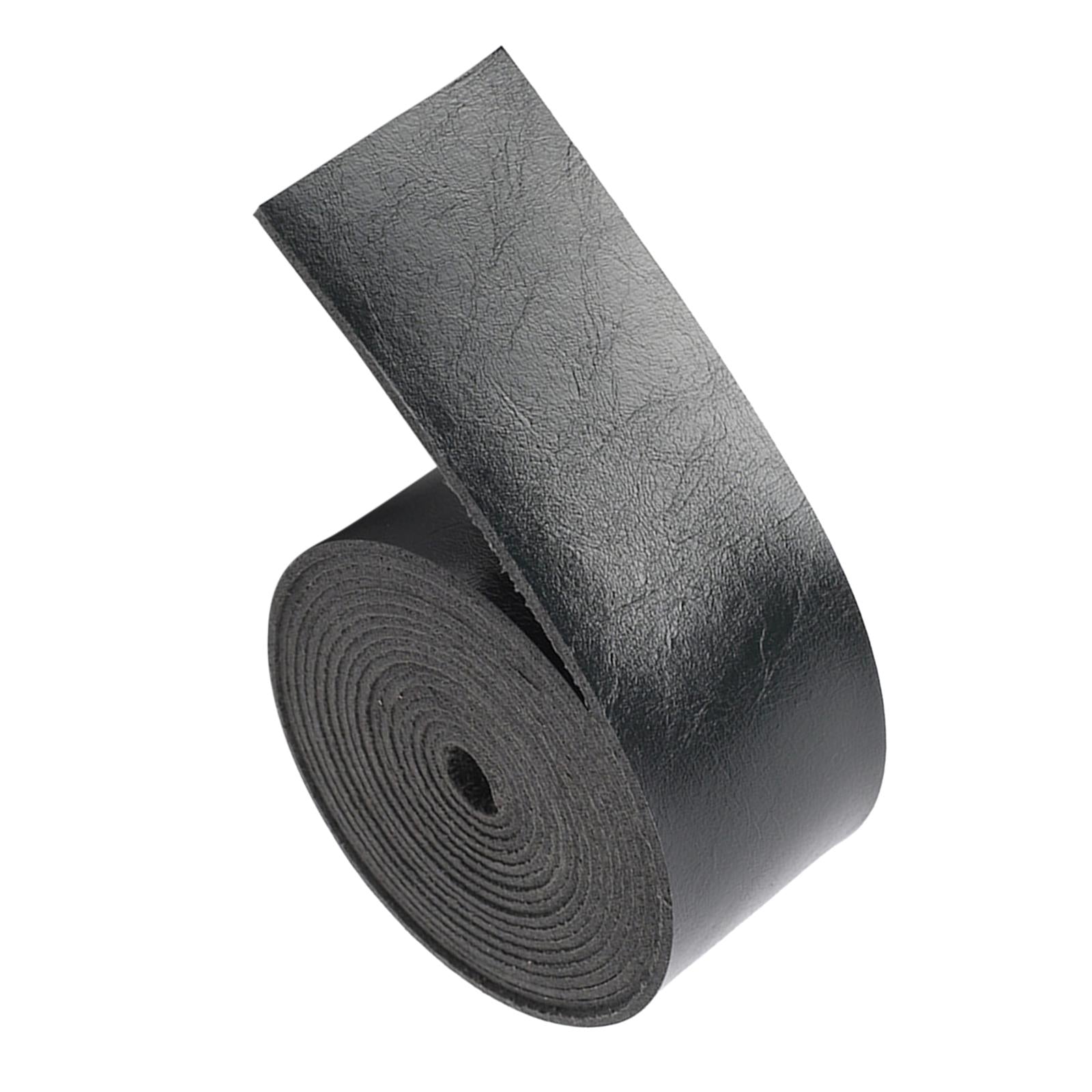 2M Leather Strap Belt Art Microfiber Leathercraft Purse Strap Handle Black