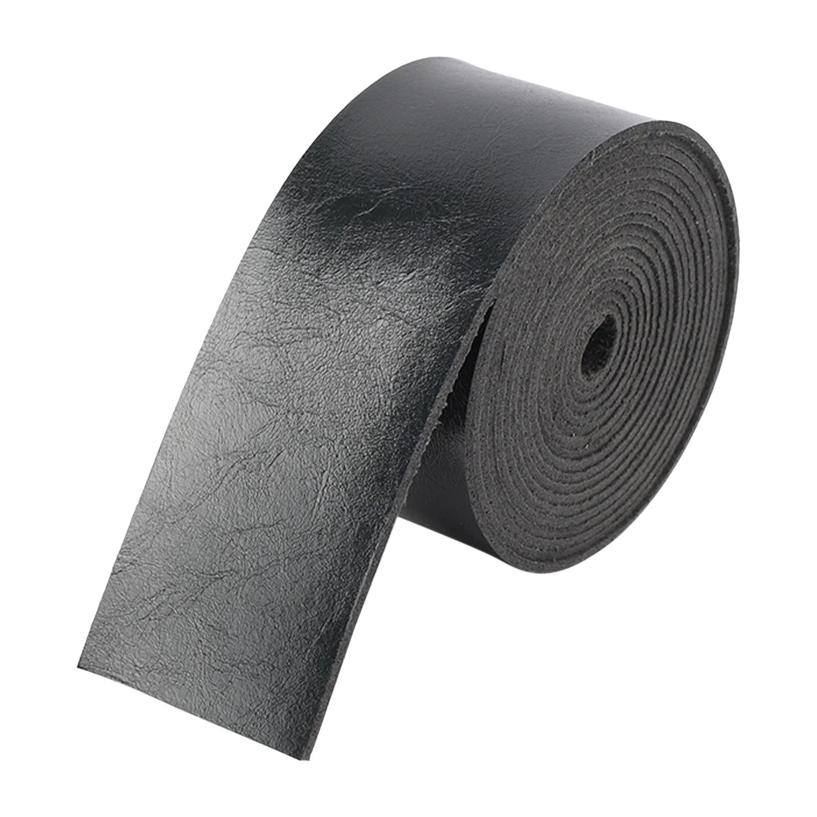 2M Leather Strap Belt Art Microfiber Leathercraft Purse Strap Handle Black