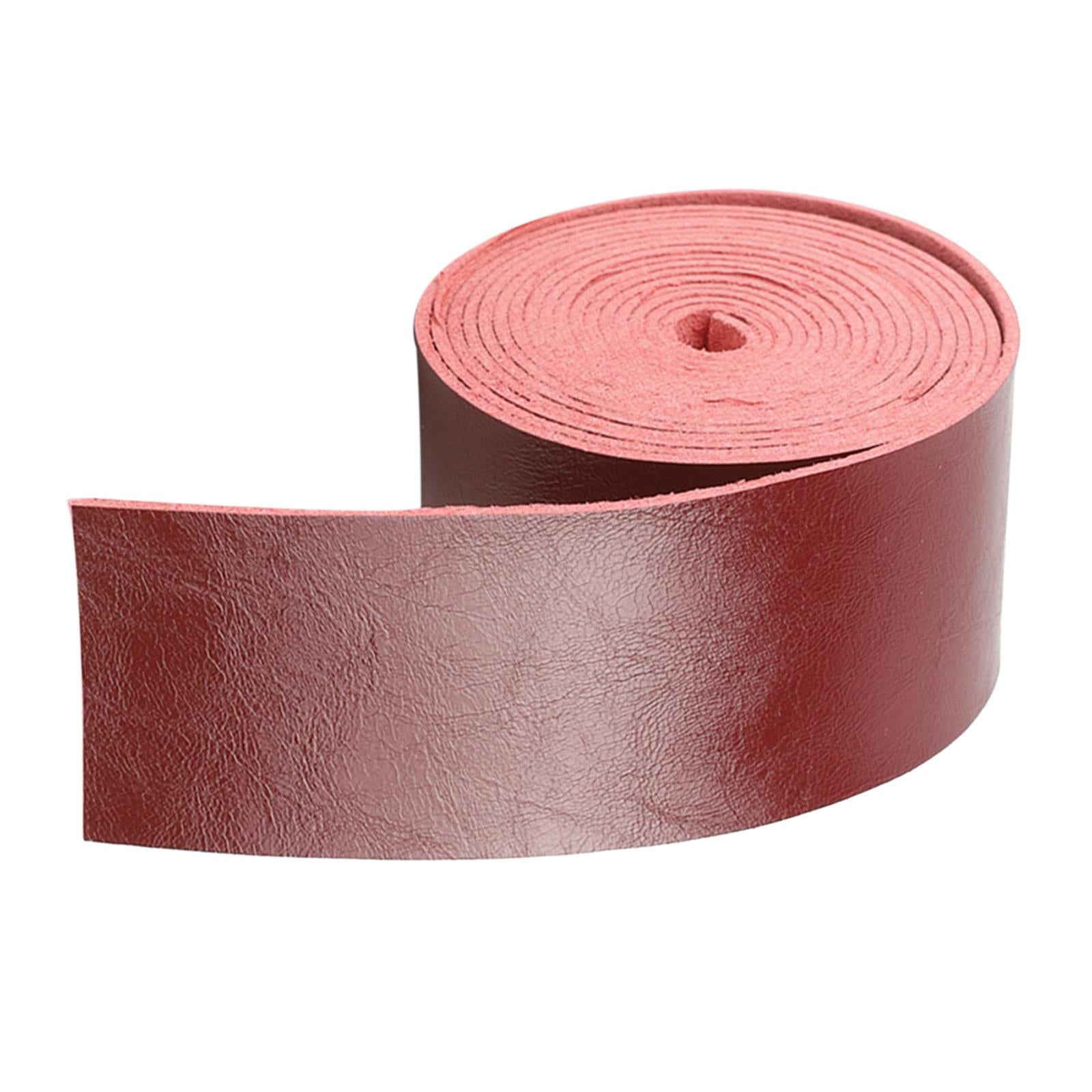 2M Leather Strap Belt Art Microfiber Leathercraft Purse Strap Handle Red