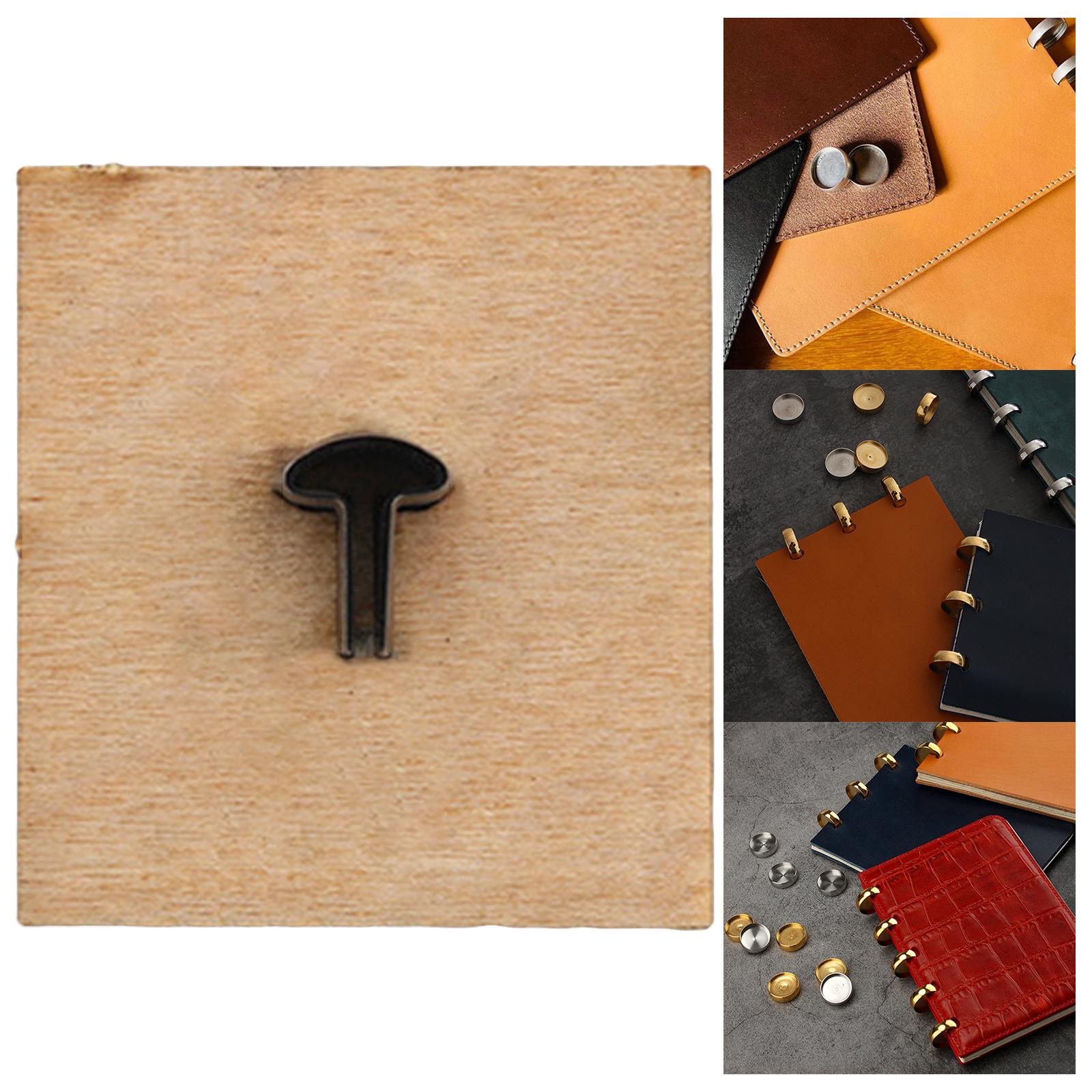 DIY Cutting Dies Notebook Cover Mold Leather Die Cuts 12x9mm 1 Hole