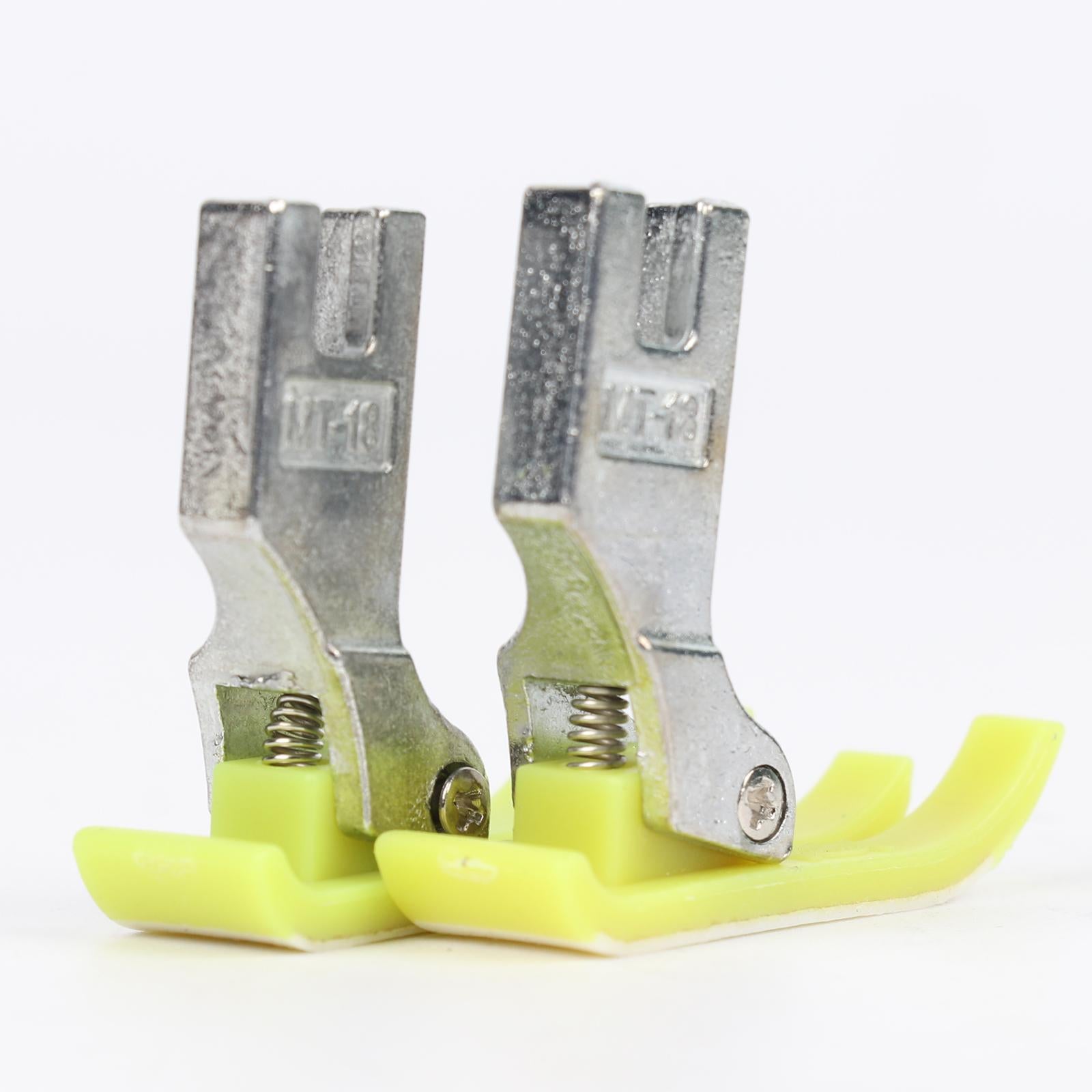 10 Pieces Sewing Machine Flat Car Presser Foot for Mattress Leather Quilt