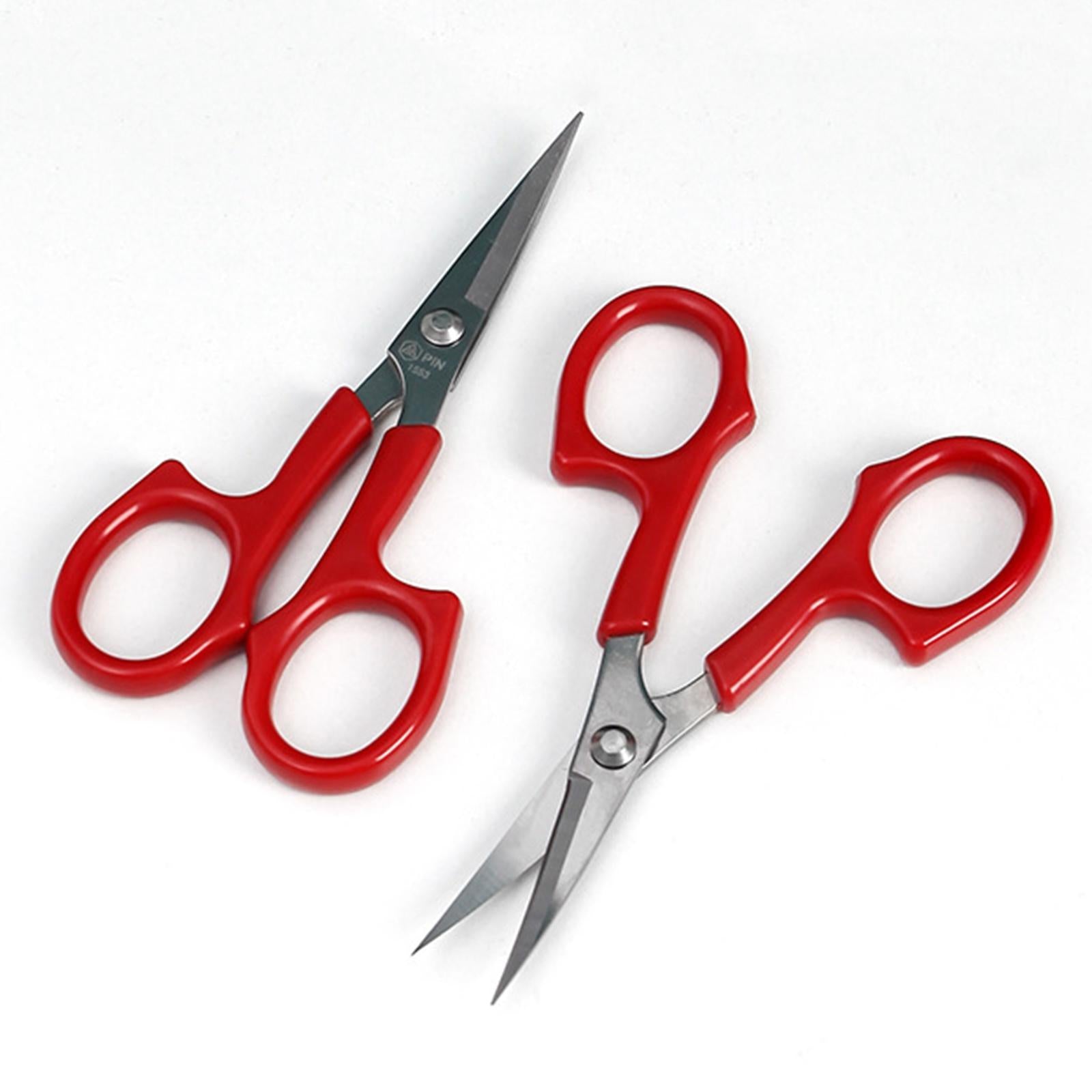 6x Embroidery Scissors Sharp Head up for Craft DIY Cross Stitch Tailor