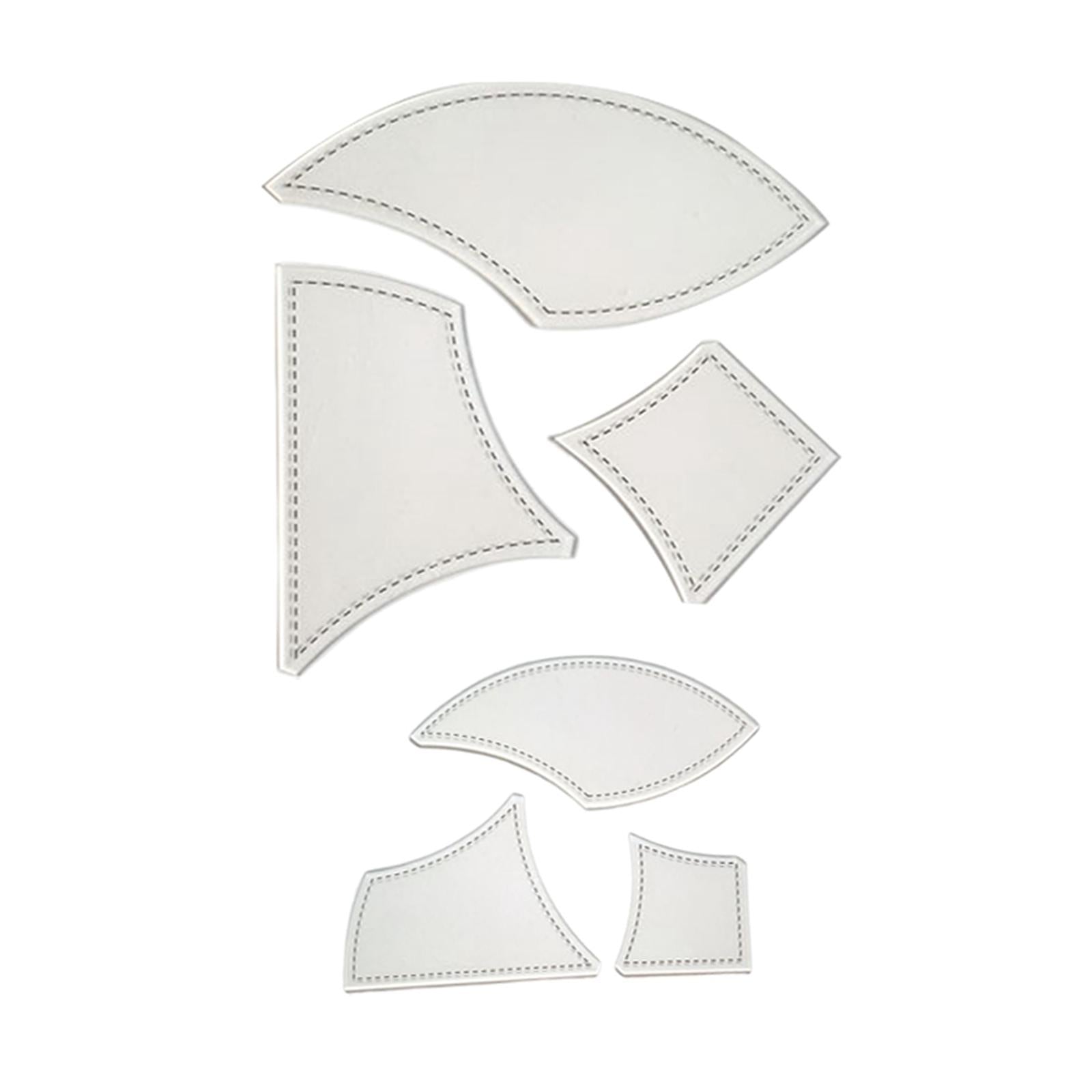 3Pcs Quilting Template Tool Stencils Patchwork Ruler for Sewing Machine L