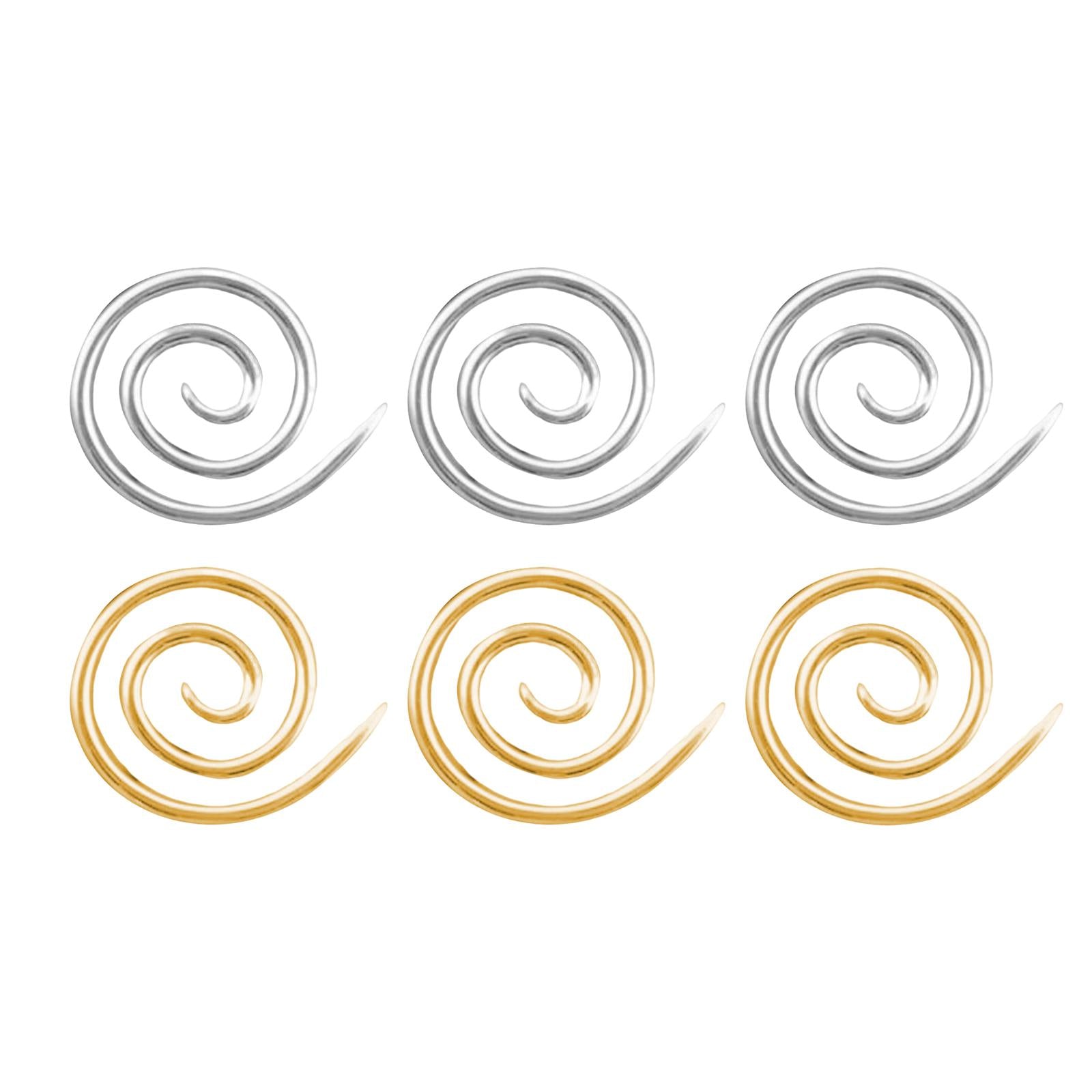 6 Pieces Spiral Cable Knitting Needle for Beginners Yarn Sewing Knitting