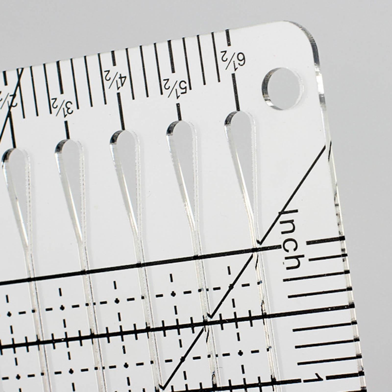 Clear Square Quilting Template for Measuring DIY Quilting Crafts Template