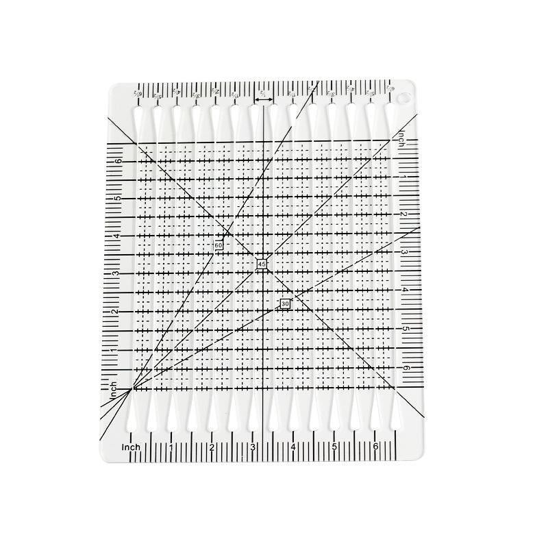 Clear Square Quilting Template for Measuring DIY Quilting Crafts Template