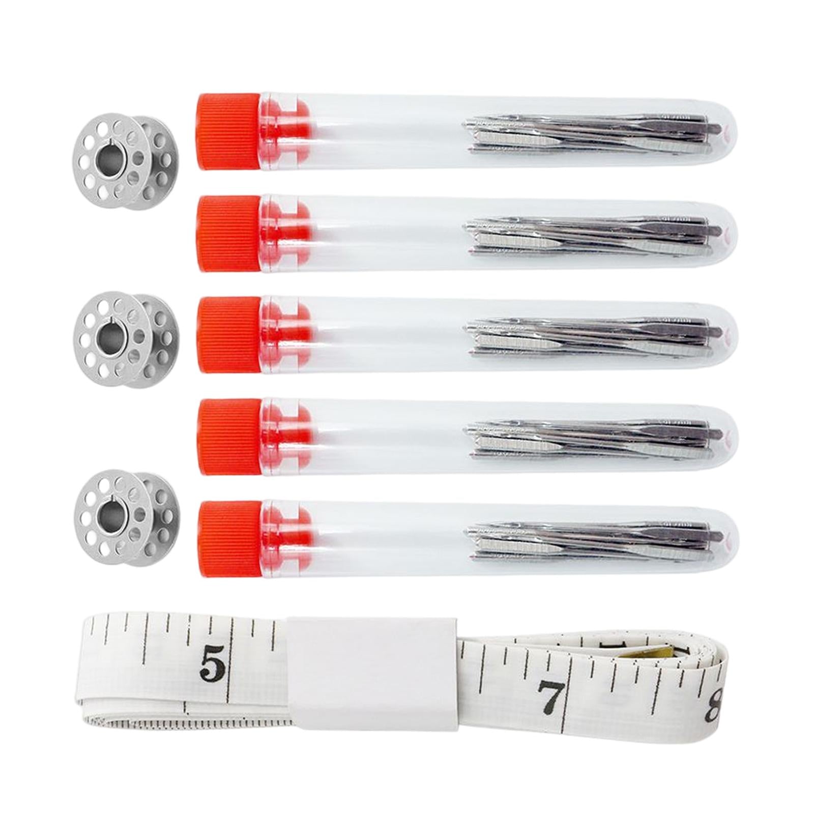 Sewing Machine Needles with Storage Tube Tape Measure Craft DIY Parts Home