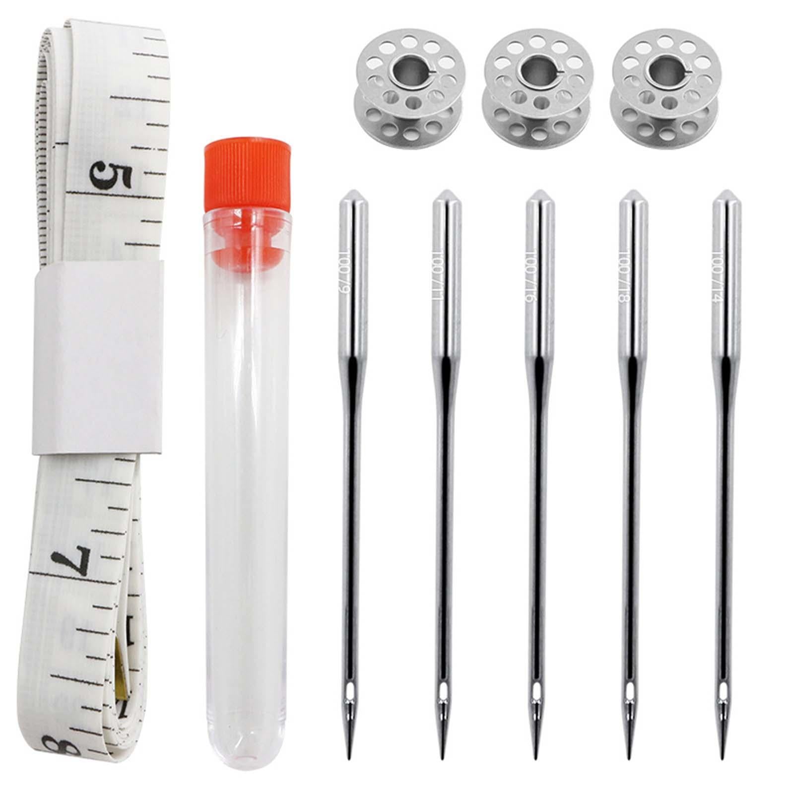 Sewing Machine Needles with Storage Tube Tape Measure Craft DIY Parts Home