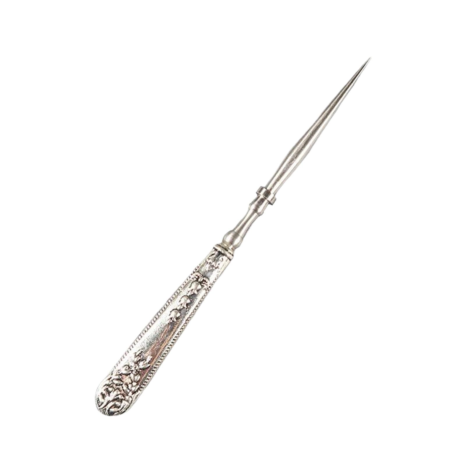 Leather Punch Hole Awl Leathercraft Repair Tailors DIY Sewing Supplies Silver