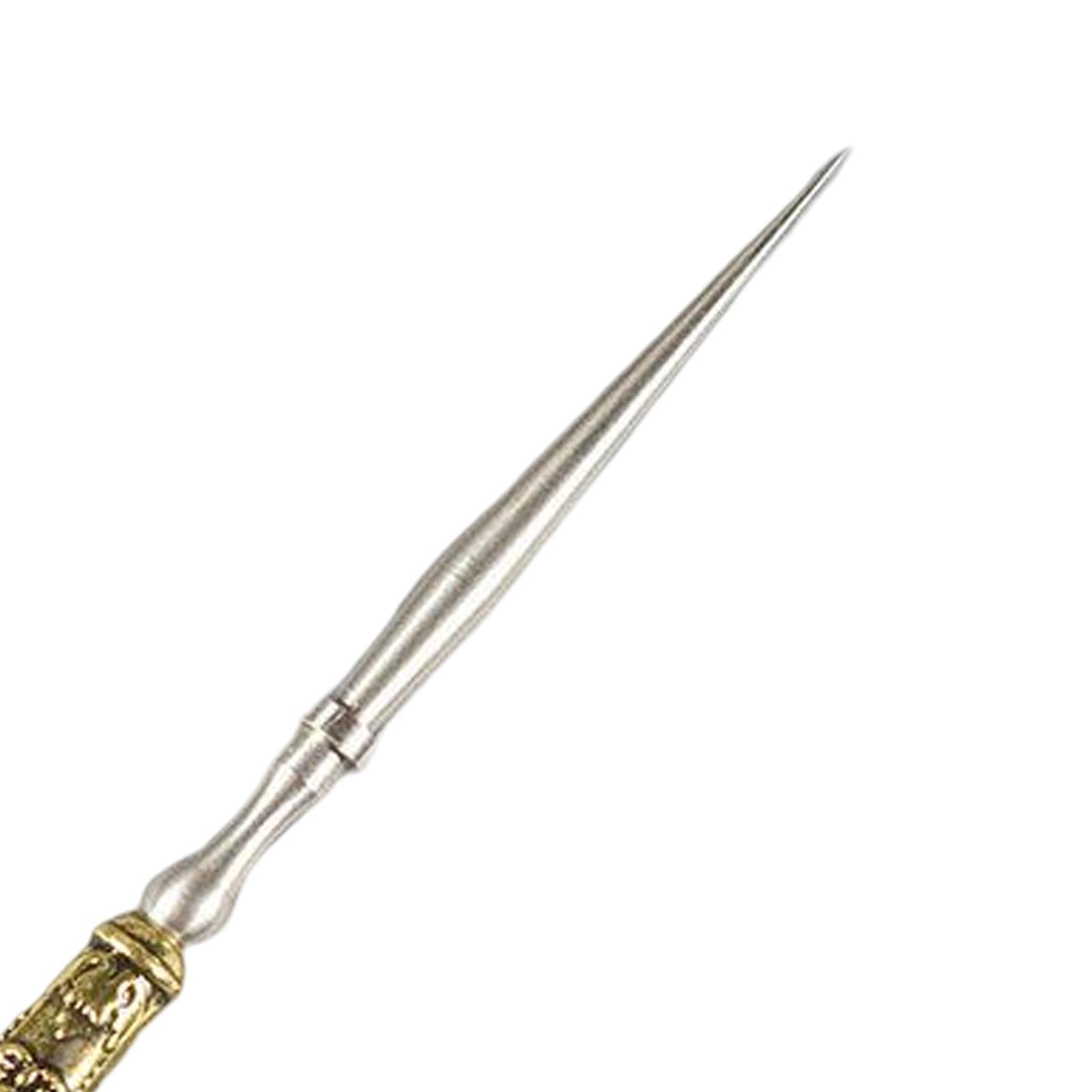 Leather Punch Hole Awl Leathercraft Repair Tailors DIY Sewing Supplies Golden