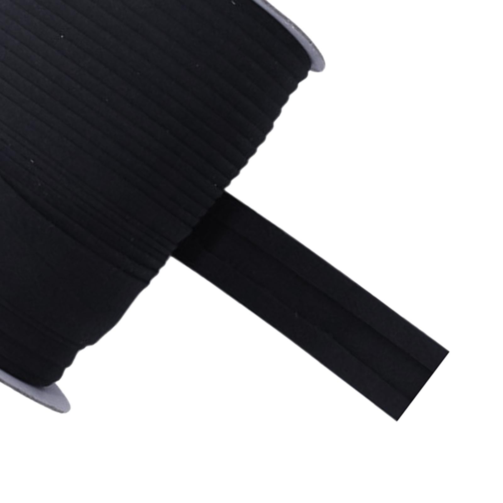 Elastic Band 15mm 10 Yards for Sewing Trimming Crafts Clothing Black 1.5cm
