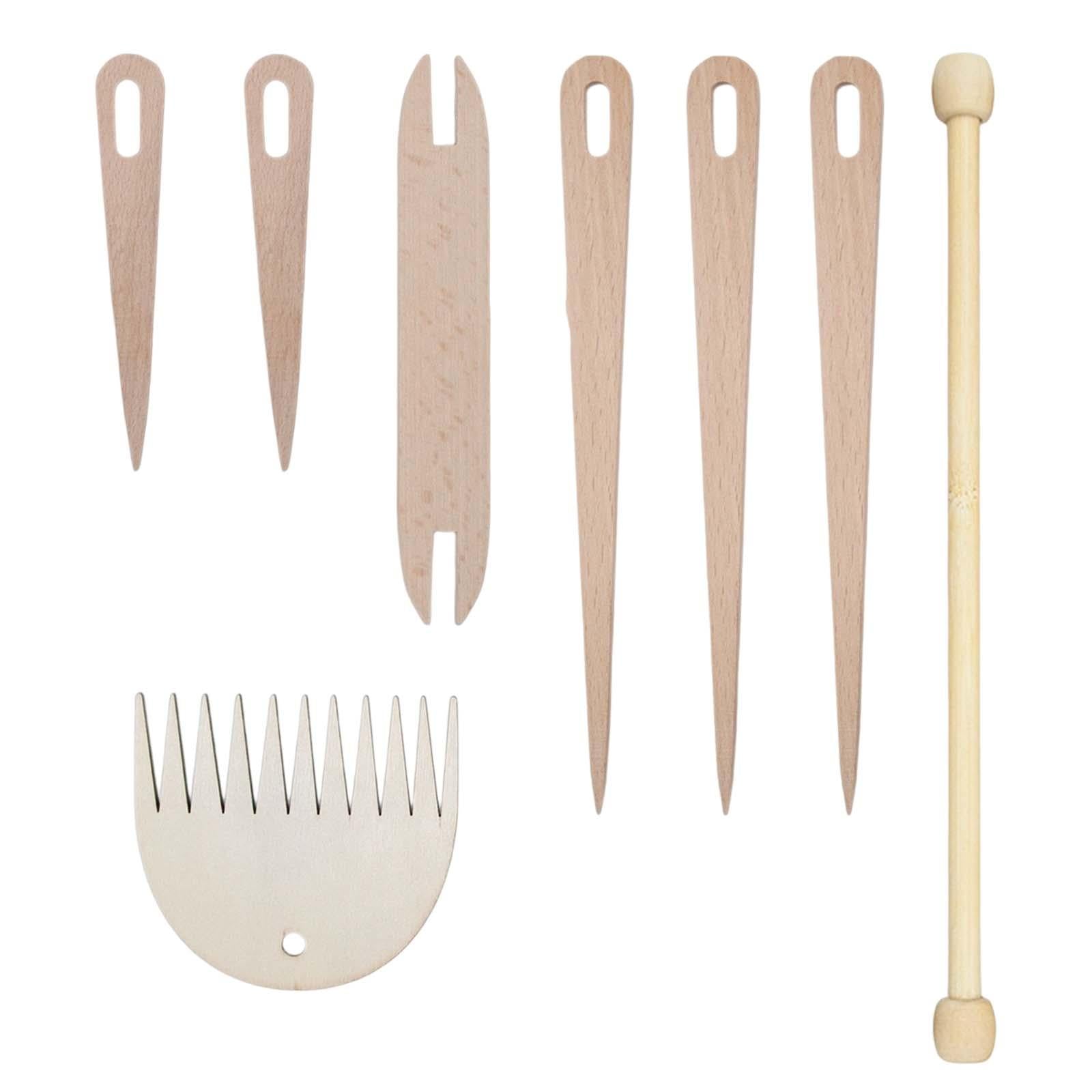 Wooden Weaving Tools Kit for Loom DIY Tapestry Craft Knitting Tapestry Tool