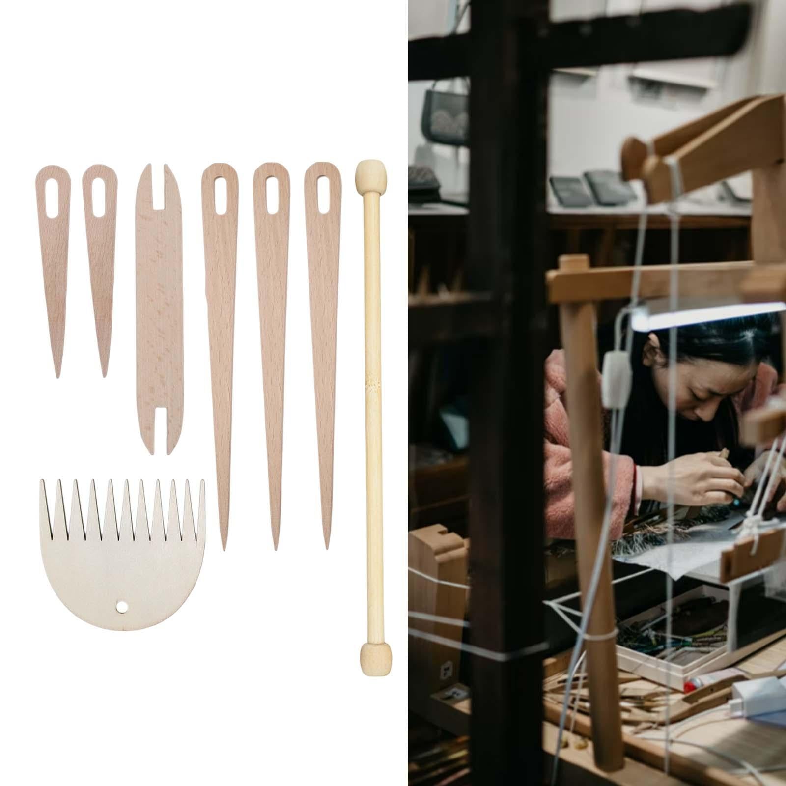 Wooden Weaving Tools Kit for Loom DIY Tapestry Craft Knitting Tapestry Tool