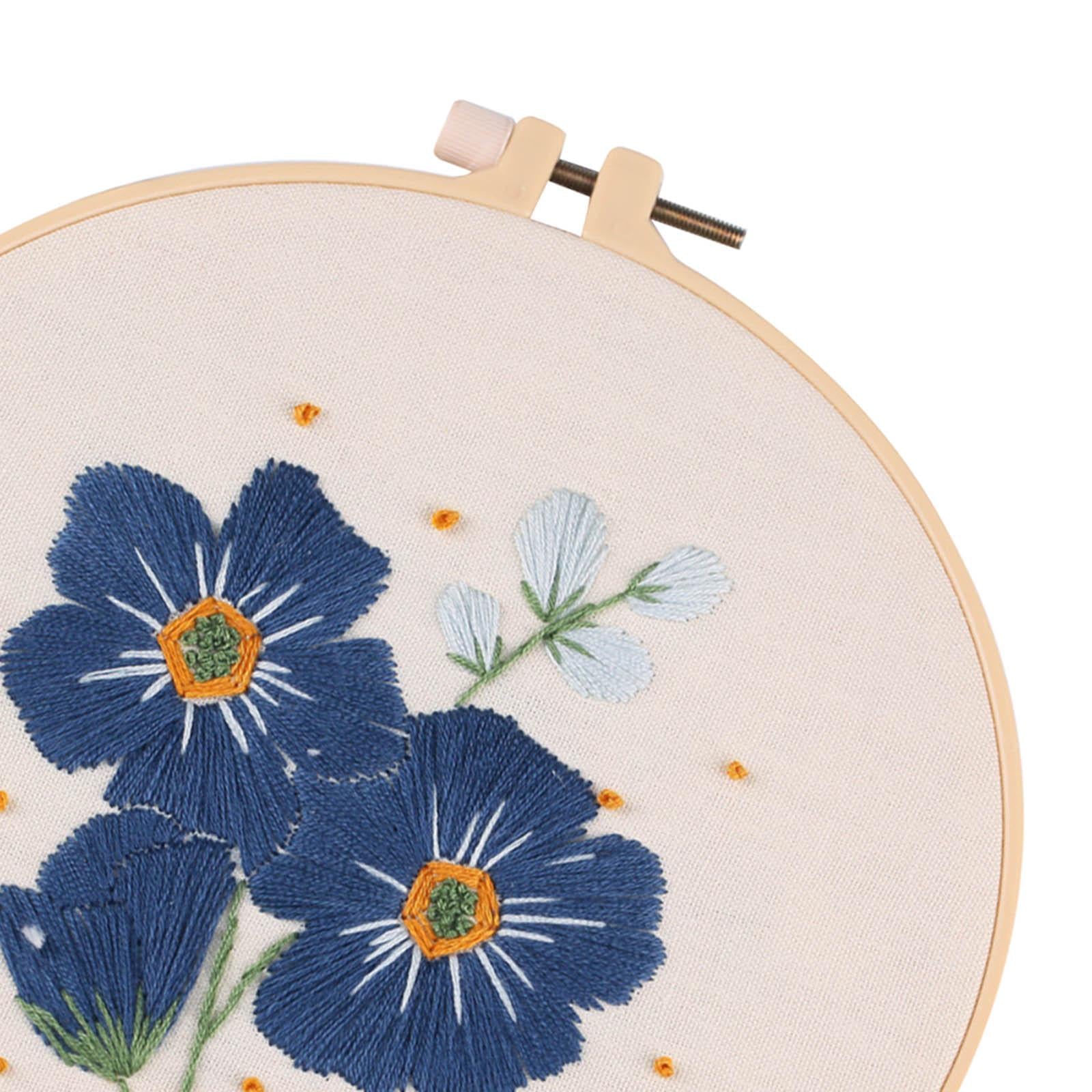 Embroidery Starter Kit DIY Cross Stitch Needlework for Home Decoration