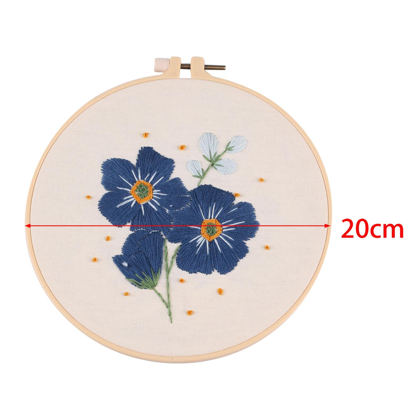 Embroidery Starter Kit DIY Cross Stitch Needlework for Home Decoration