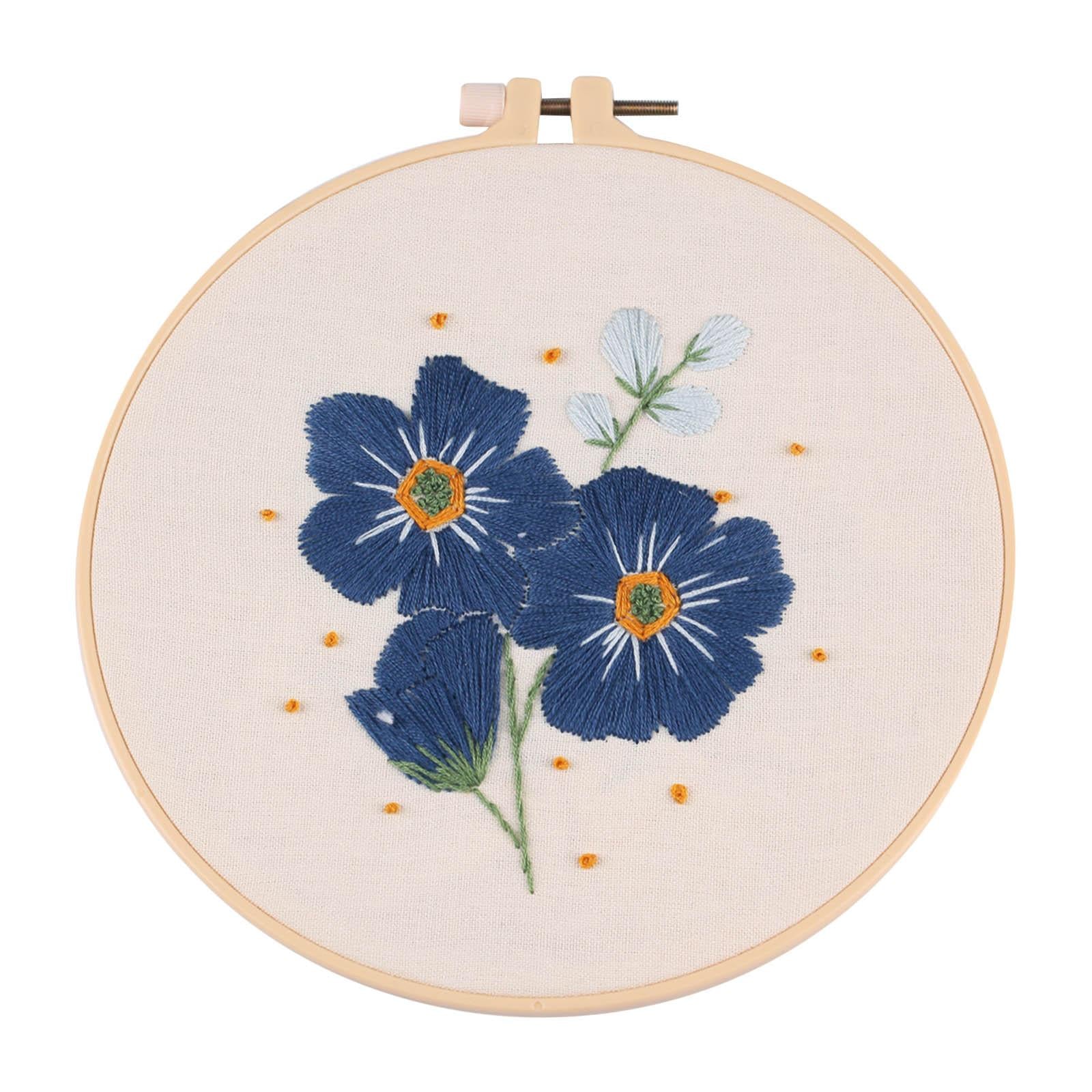 Embroidery Starter Kit DIY Cross Stitch Needlework for Home Decoration