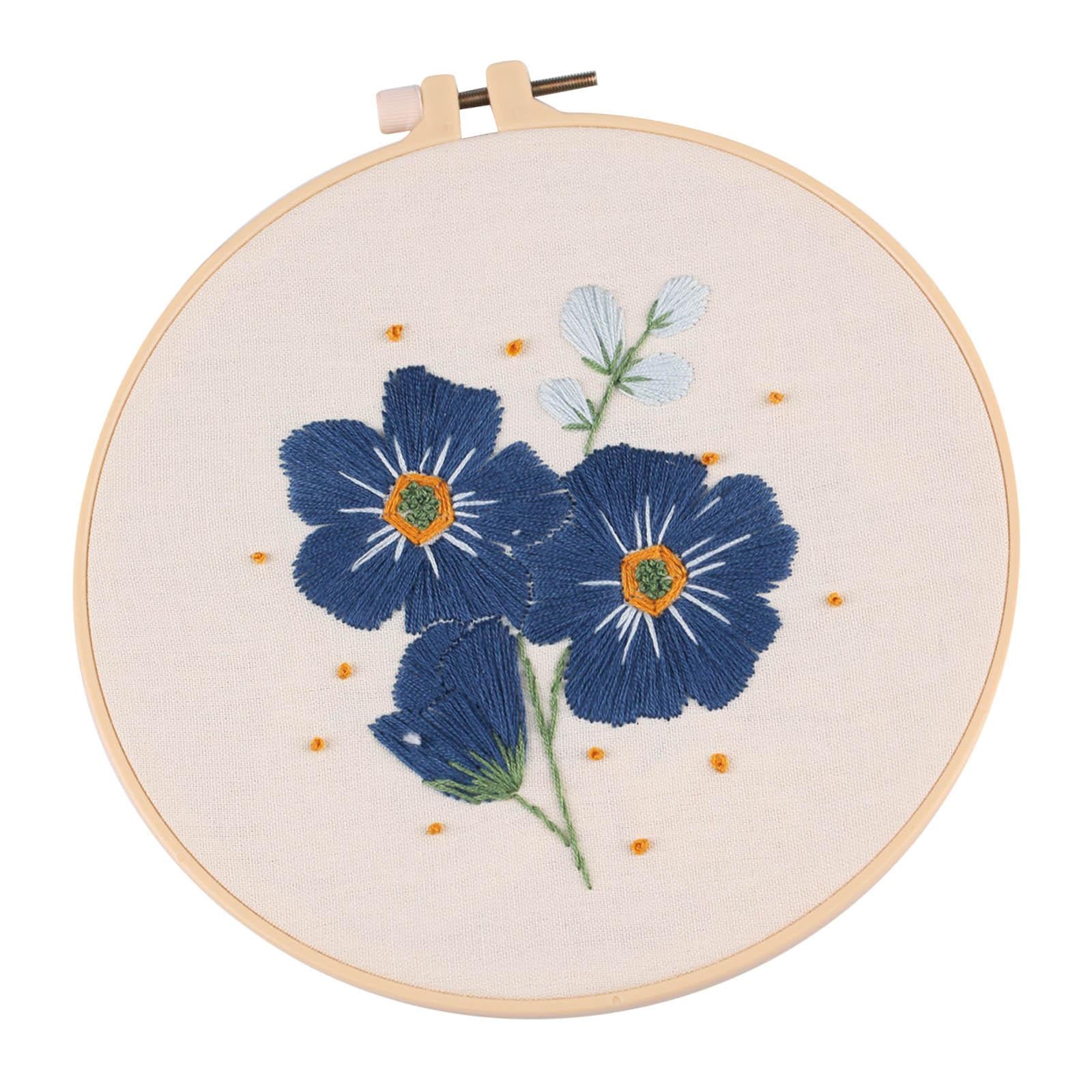Embroidery Starter Kit DIY Cross Stitch Needlework for Home Decoration
