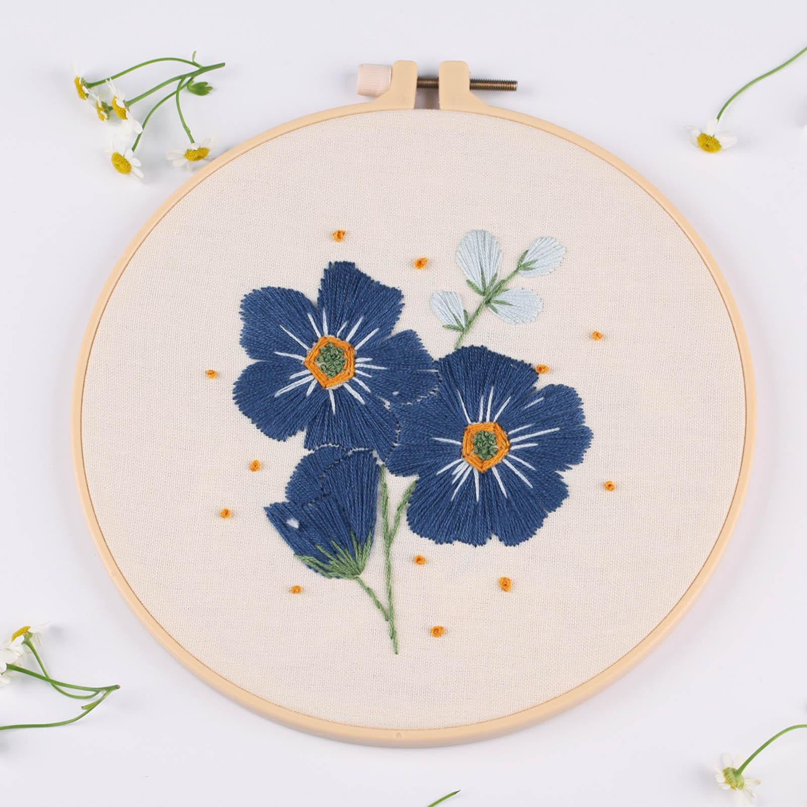 Embroidery Starter Kit DIY Cross Stitch Needlework for Home Decoration