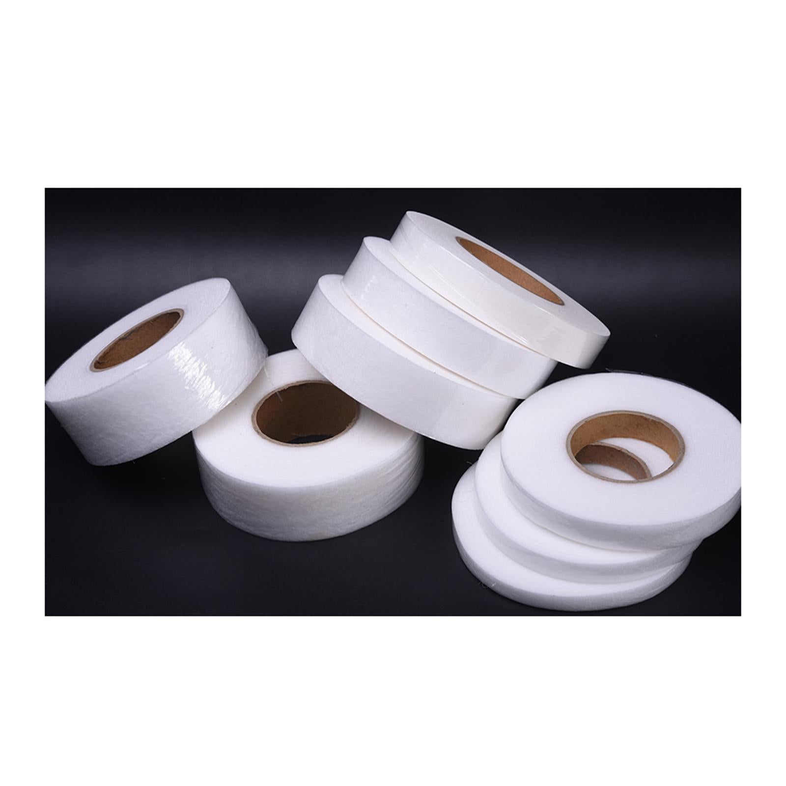60m Web Hemming Tape Roll Easy Web Roll Hem Tape Just Iron On White 0.5cm