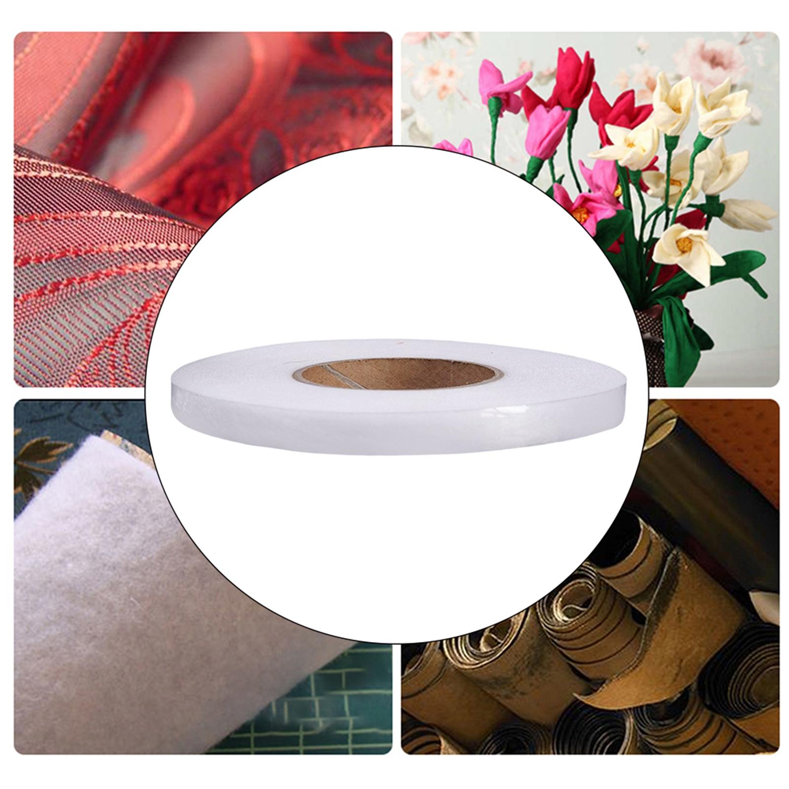 60m Web Hemming Tape Roll Easy Web Roll Hem Tape Just Iron On White 1cm