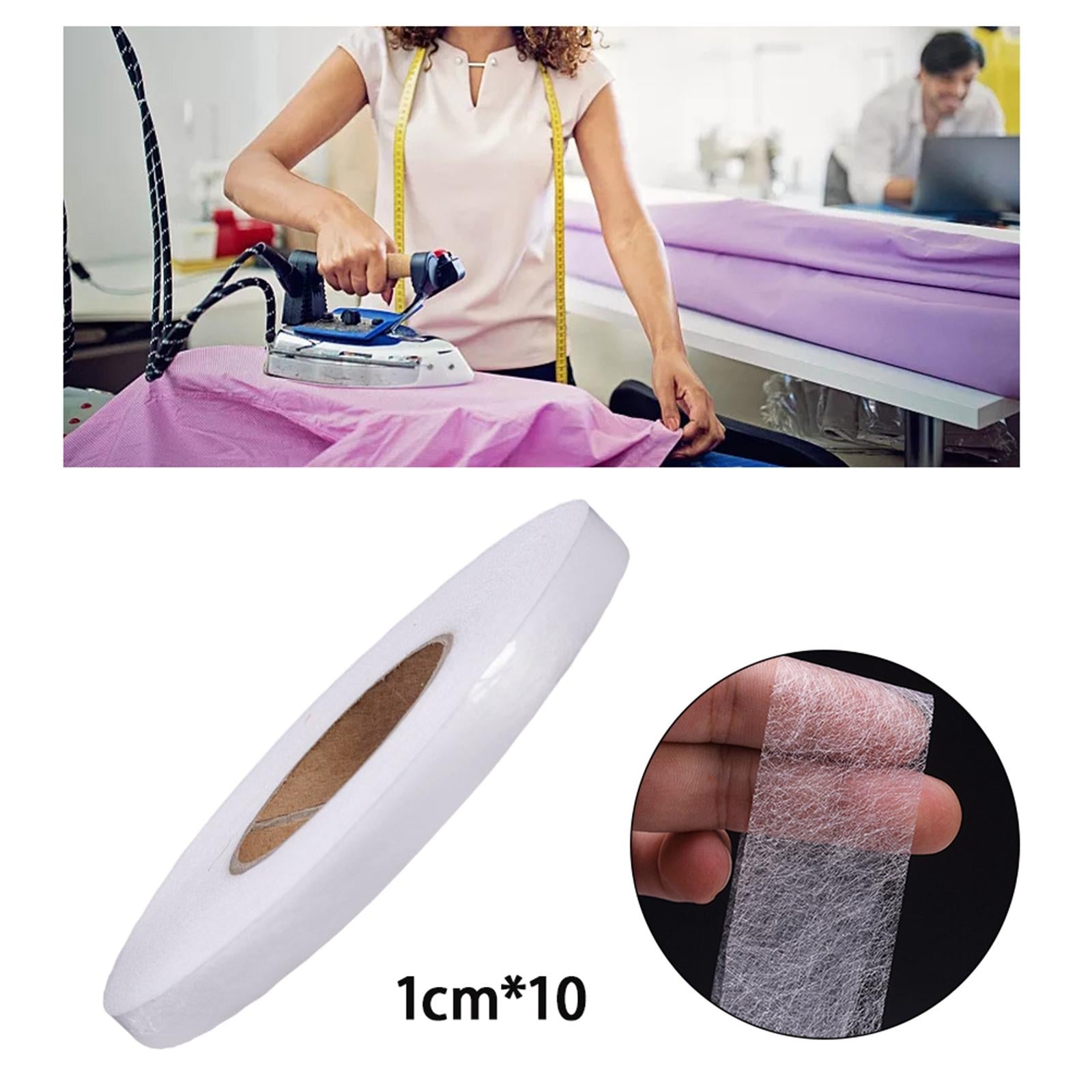 60m Web Hemming Tape Roll Easy Web Roll Hem Tape Just Iron On White 1cm