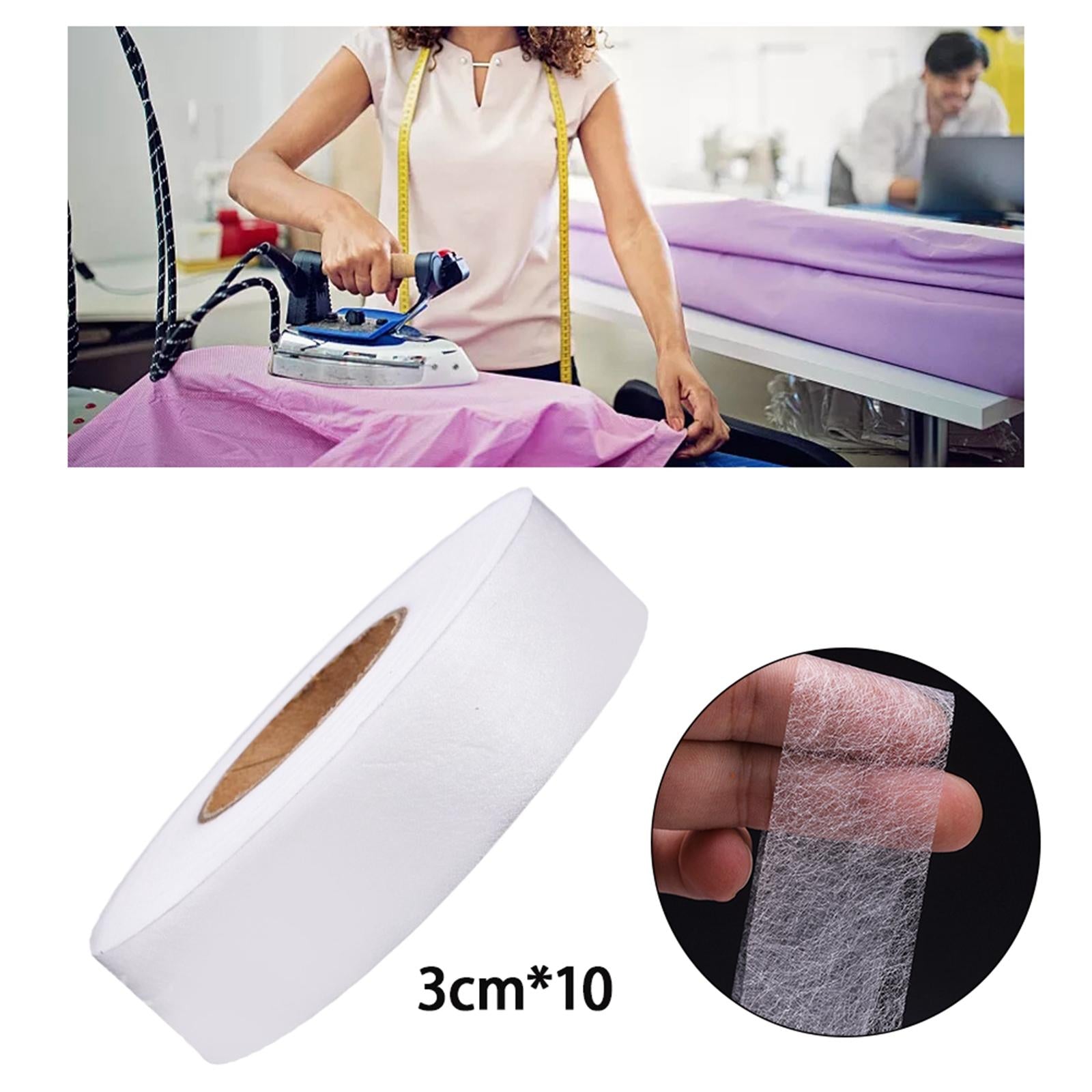 60m Web Hemming Tape Roll Easy Web Roll Hem Tape Just Iron On White 3cm
