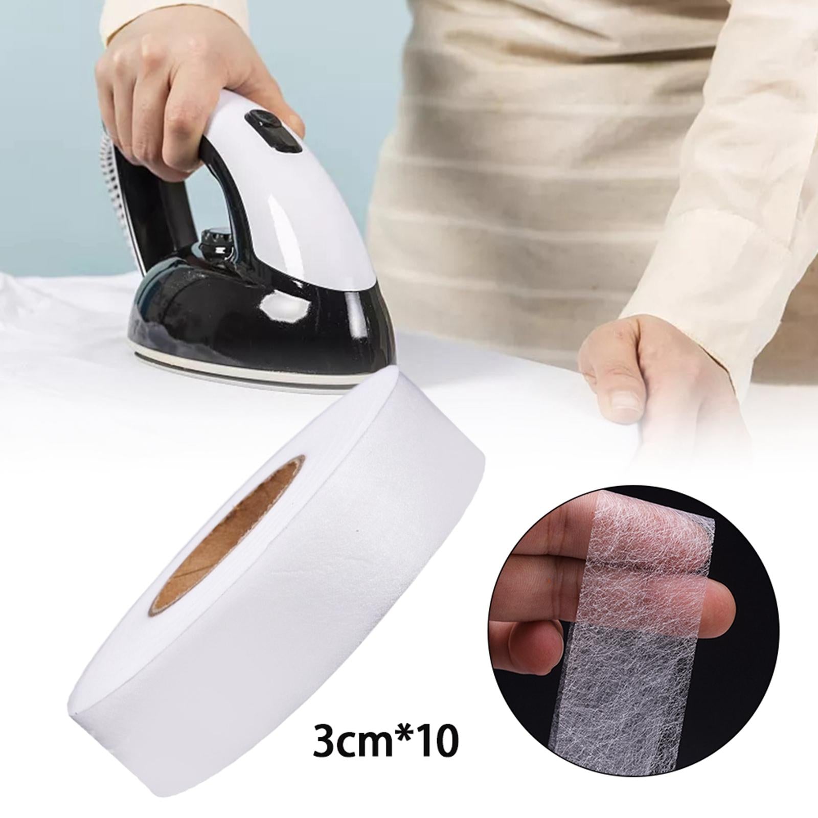 60m Web Hemming Tape Roll Easy Web Roll Hem Tape Just Iron On White 3cm