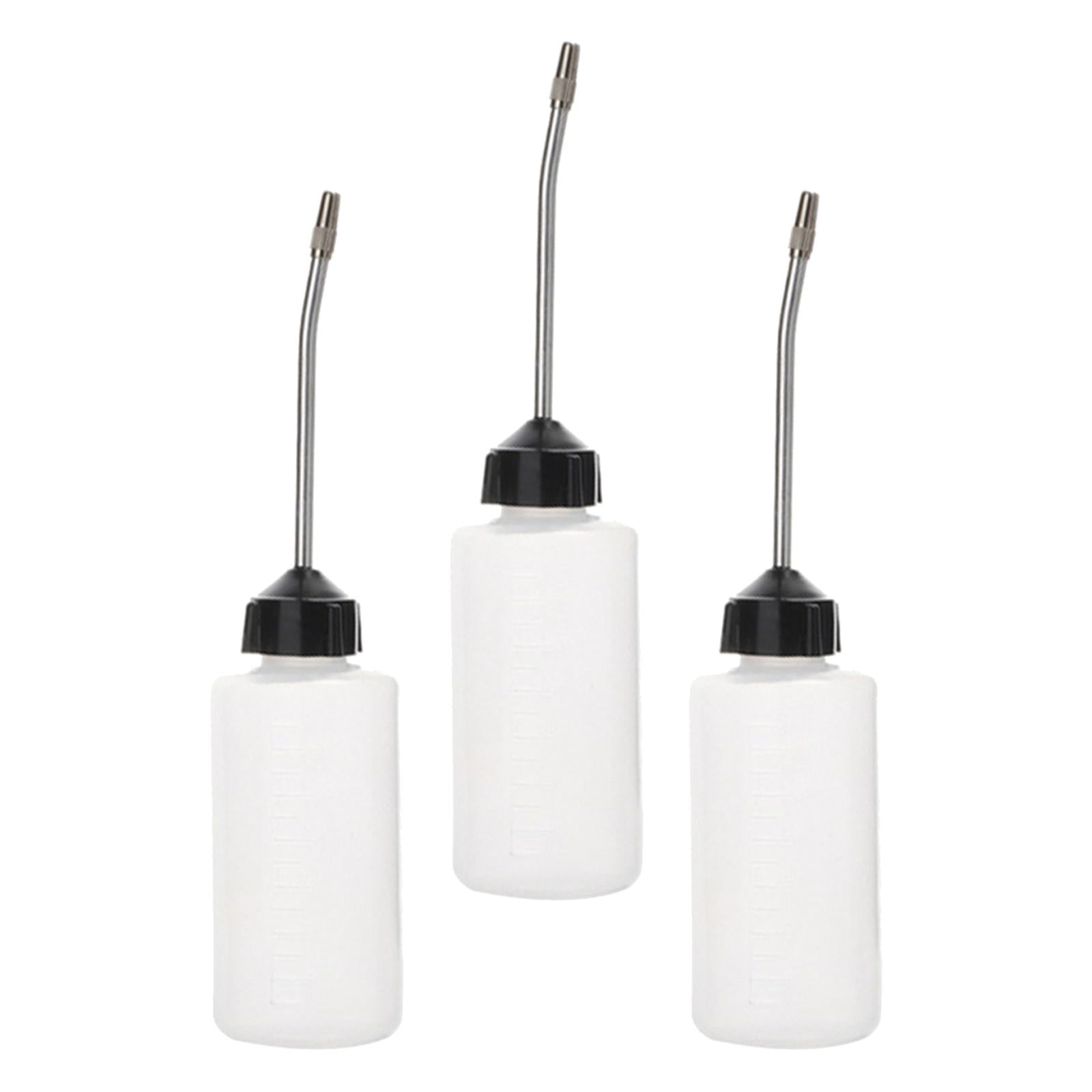 3 Pieces Sewing Machine Oil Can 120ml Durable Plastic for Machinery Room