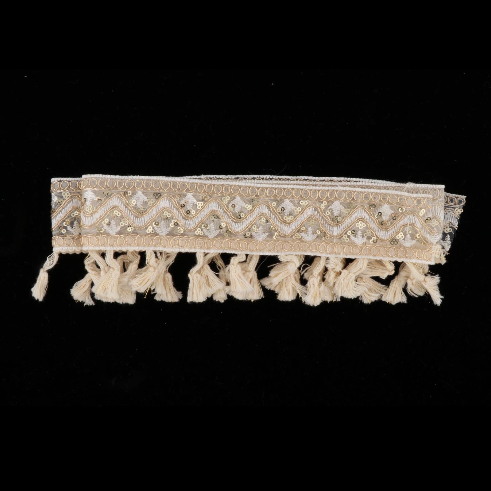 Embroidery Floral Trim 36'' DIY Accs Pillow Border Trim for Hand Sewing C
