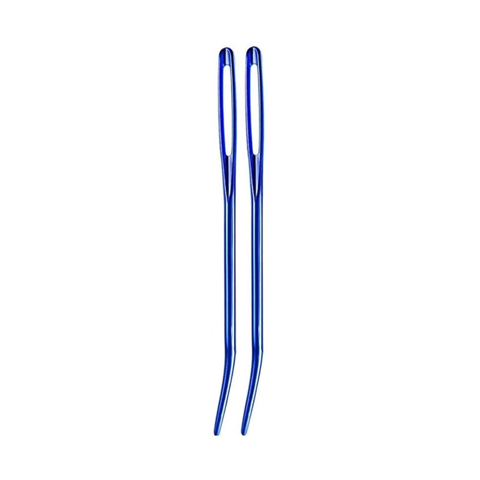 12x Yarn Needles Set Crochet Knitting Sewing Tools Bent Kit DIY Tapestry