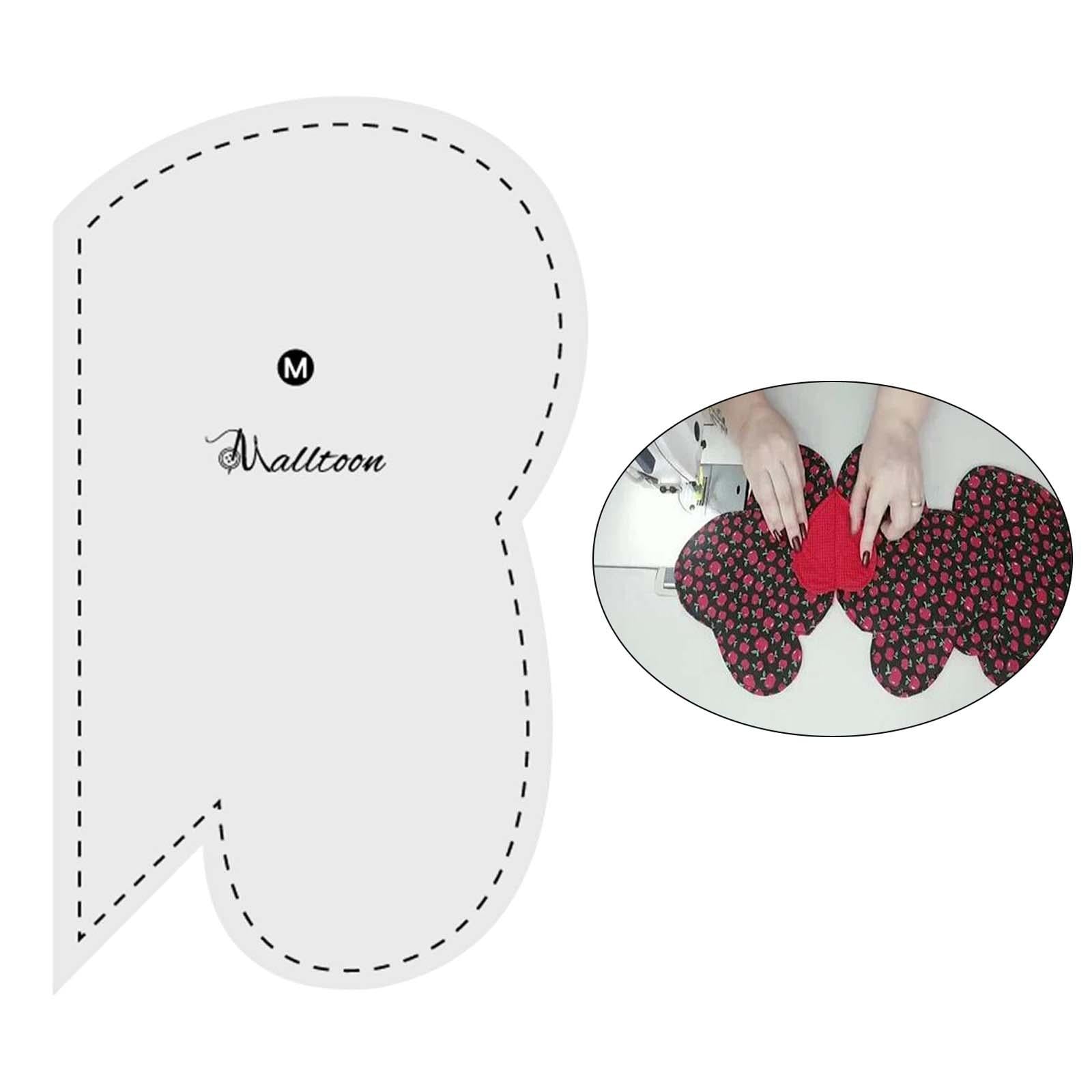 1x Acrylic Quilting Templates Heart Shape for DIY Craftwork and Sewing M