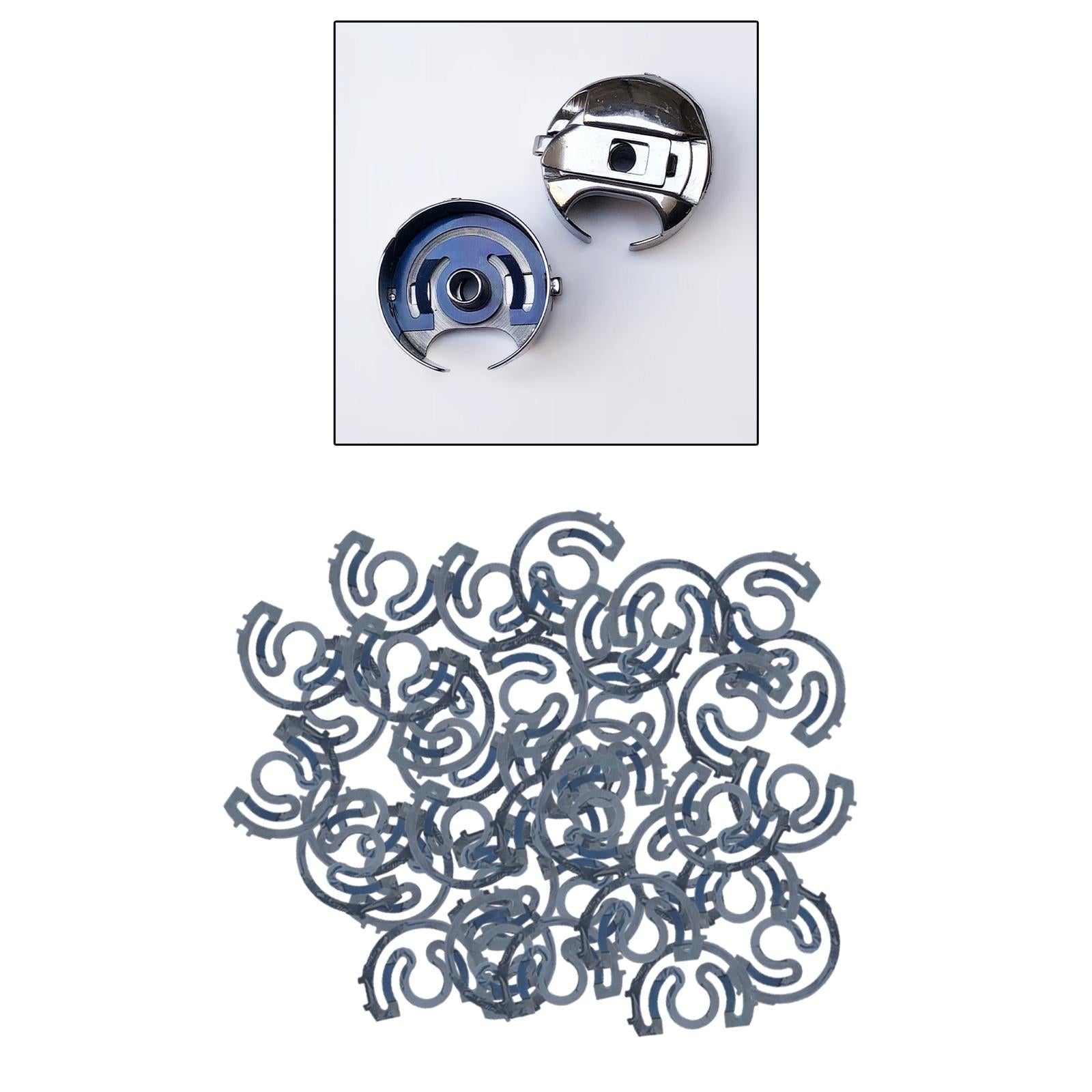 50Pcs/Set Bobbin Case Spring Sheet Steel for Brother Industrial Supplies Synchronized Car
