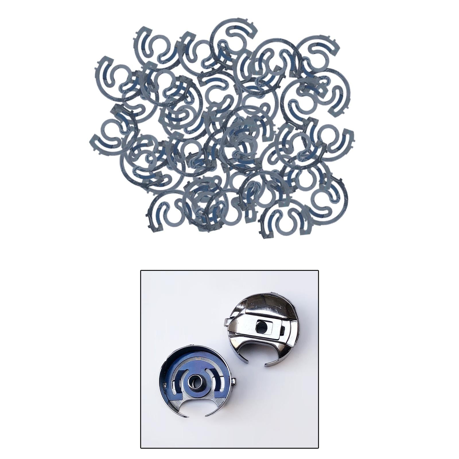 50Pcs/Set Bobbin Case Spring Sheet Steel for Brother Industrial Supplies Synchronized Car