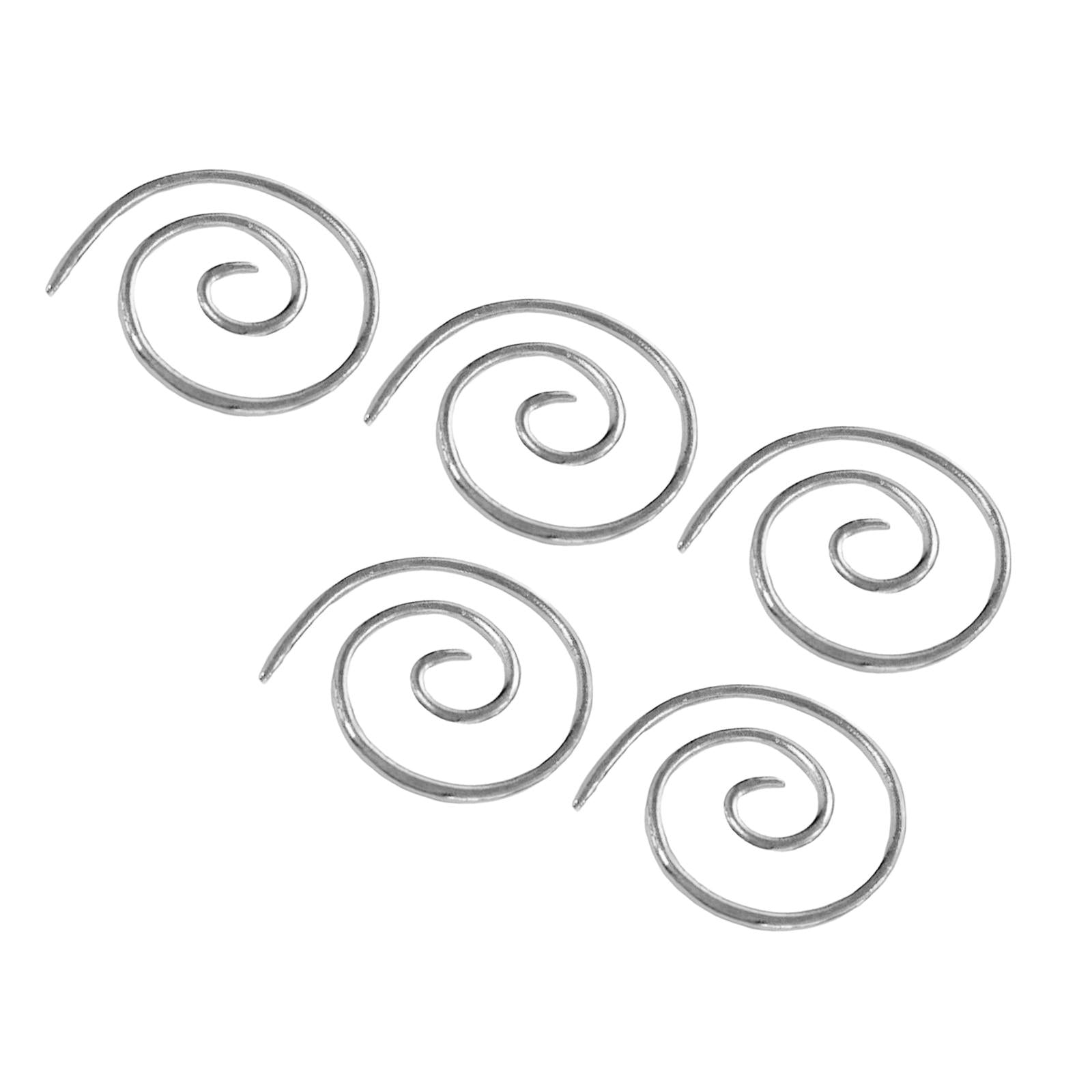 5 Pieces Spiral Cable Knitting Needle Set Iron Needle DIY Beginner