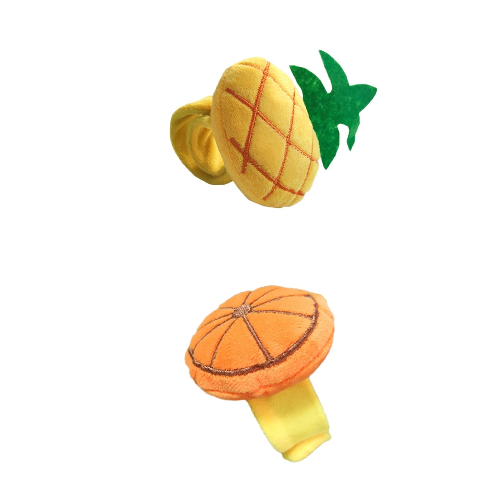 Plush Wrist Pin Cushion Pillow Pincushion Bracelet for Sewing Pineapple