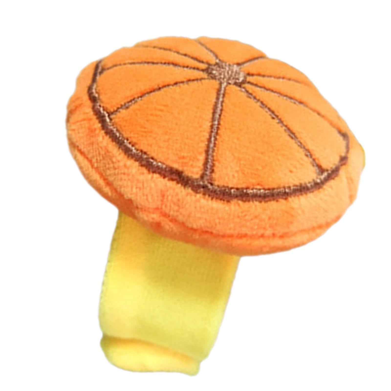 Plush Wrist Pin Cushion Pillow Pincushion Bracelet for Sewing Lemon