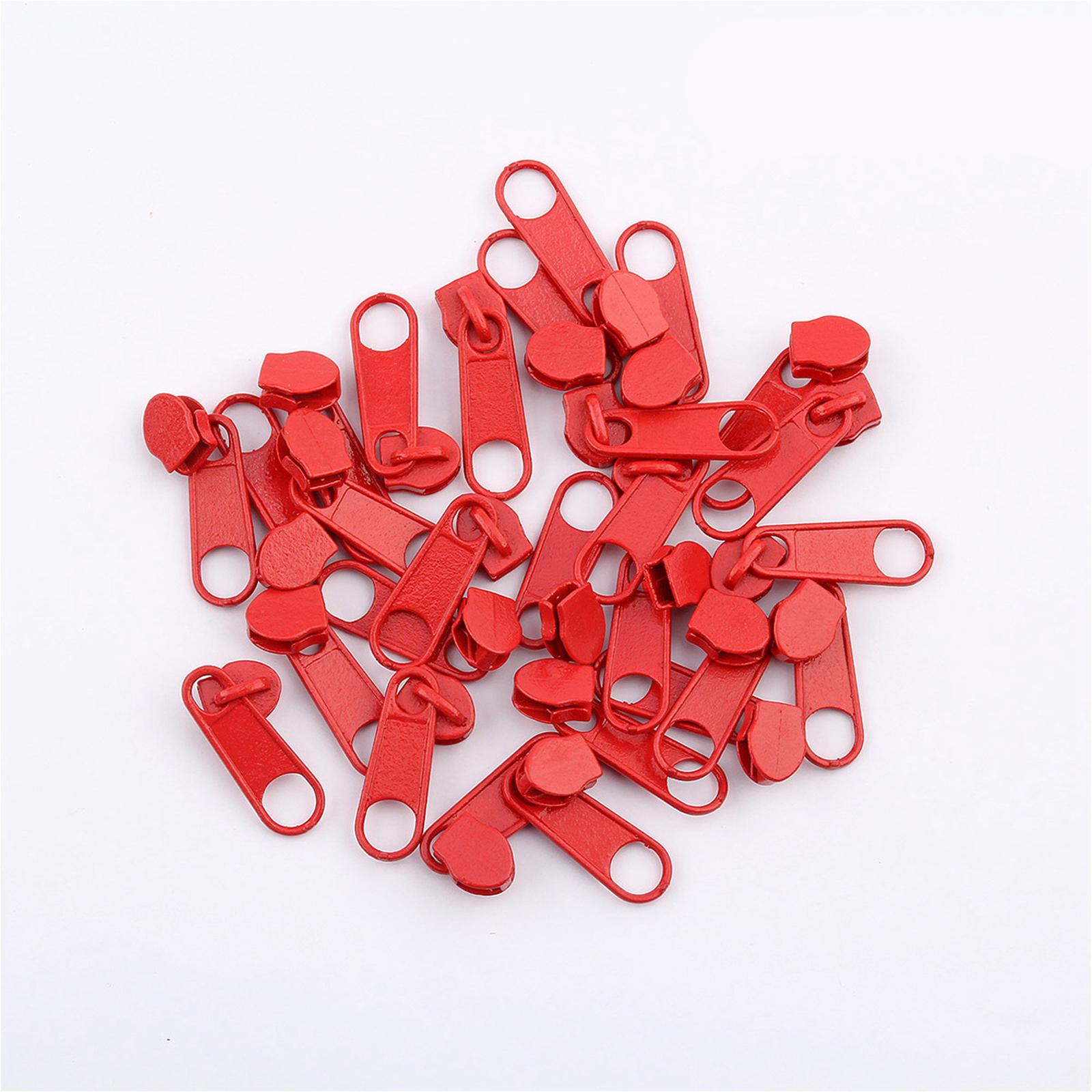 100x Zipper Pull Tab Repair Replacement Puller Sewing for Jacket Backpack