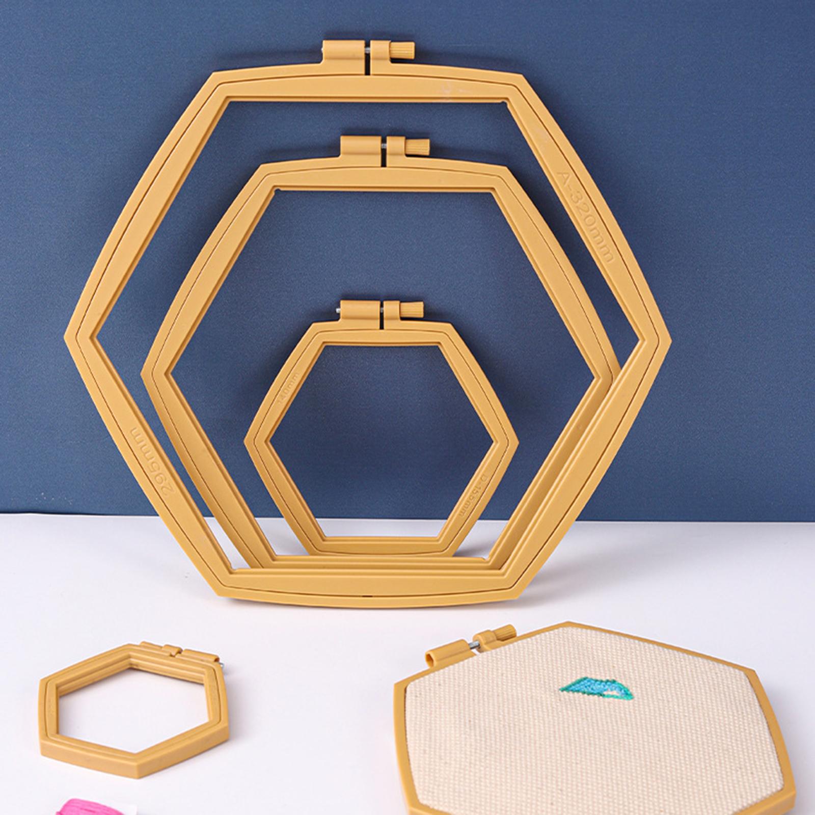 Embroidery Hoop Handy Sewing Cross Stitch Hoop Ring Frame Needlework Crafts 320mm x 295mm