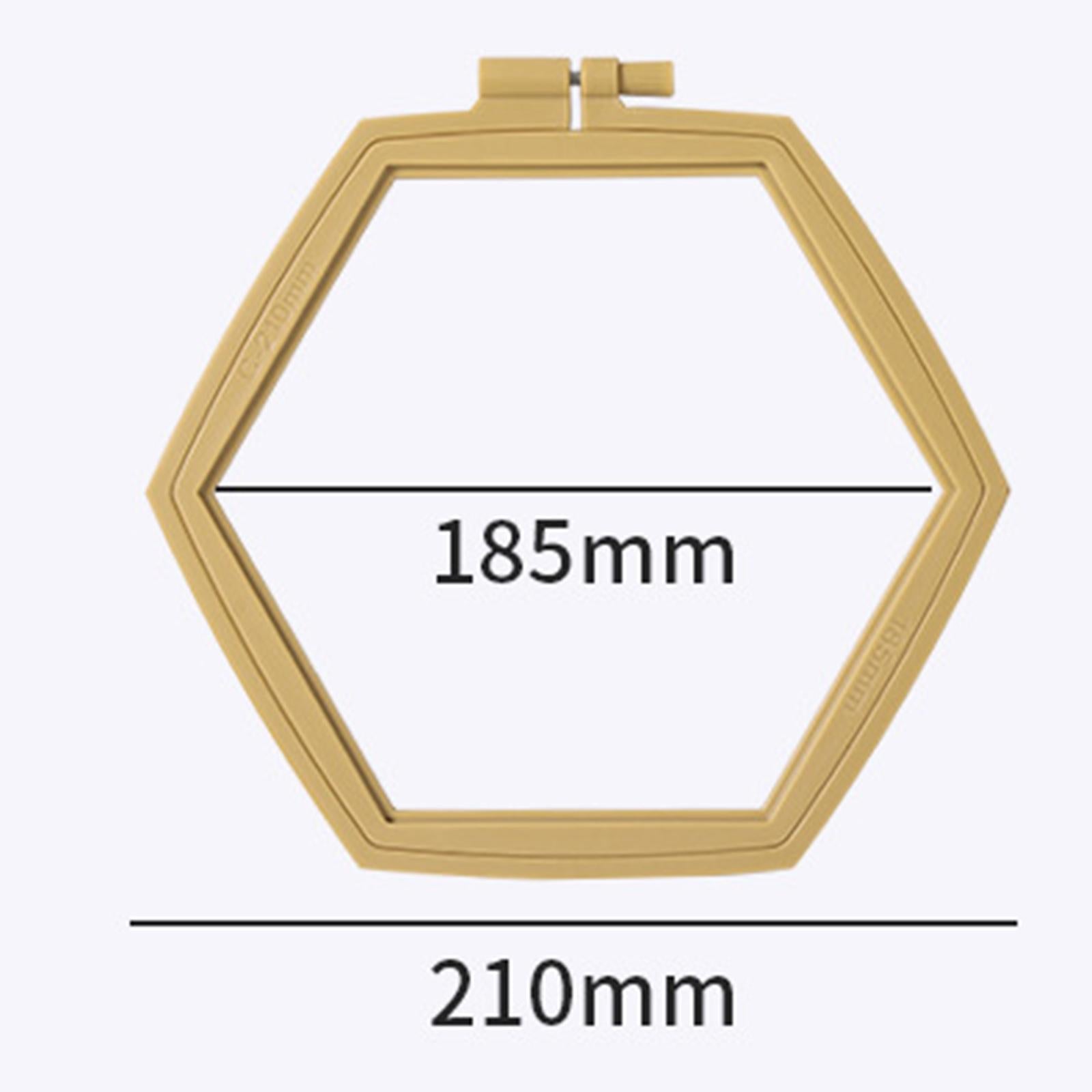 Embroidery Hoop Handy Sewing Cross Stitch Hoop Ring Frame Needlework Crafts 210mm x 185mm