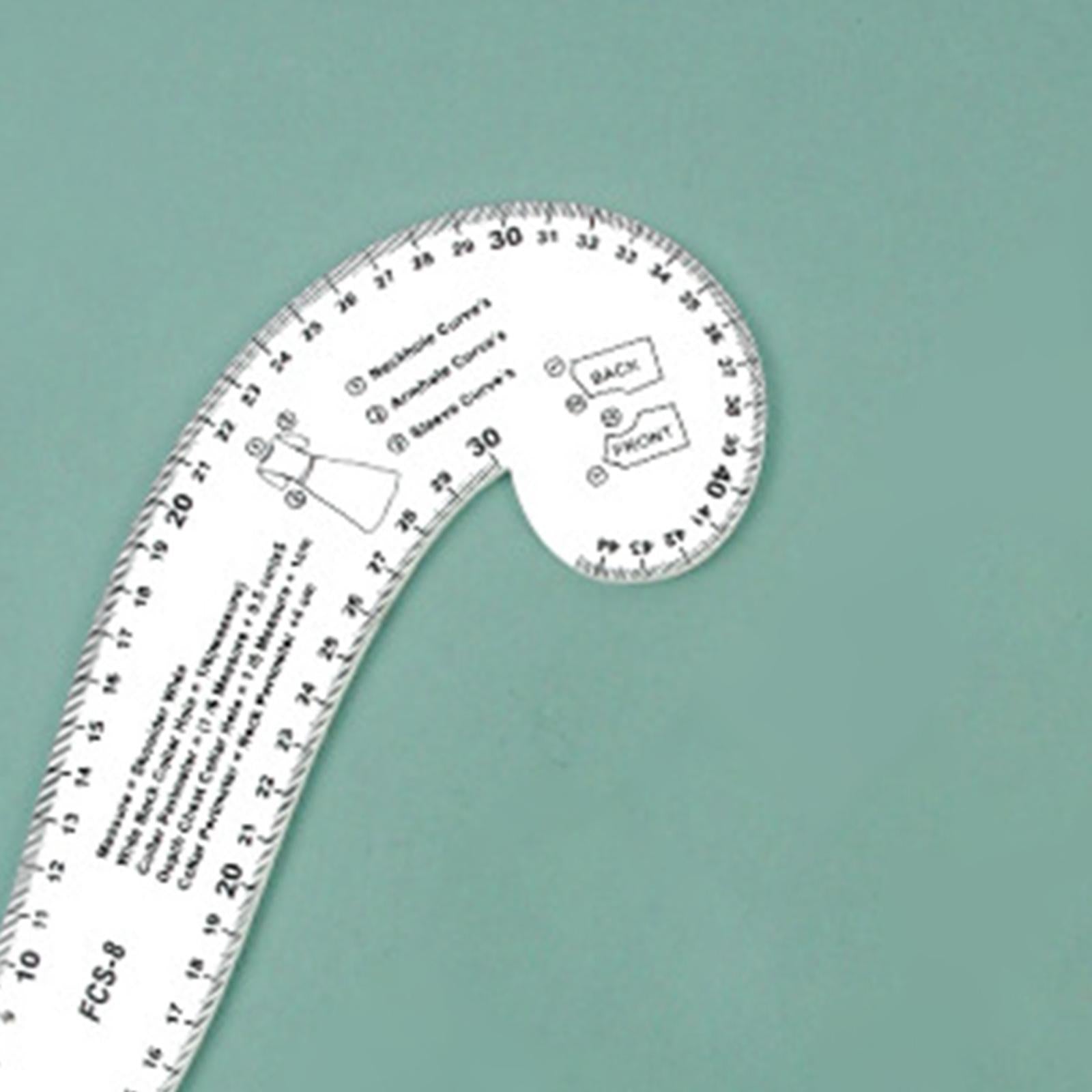 Sewing French Curve Ruler Fashion Design Pattern Making Neck Hole Curve