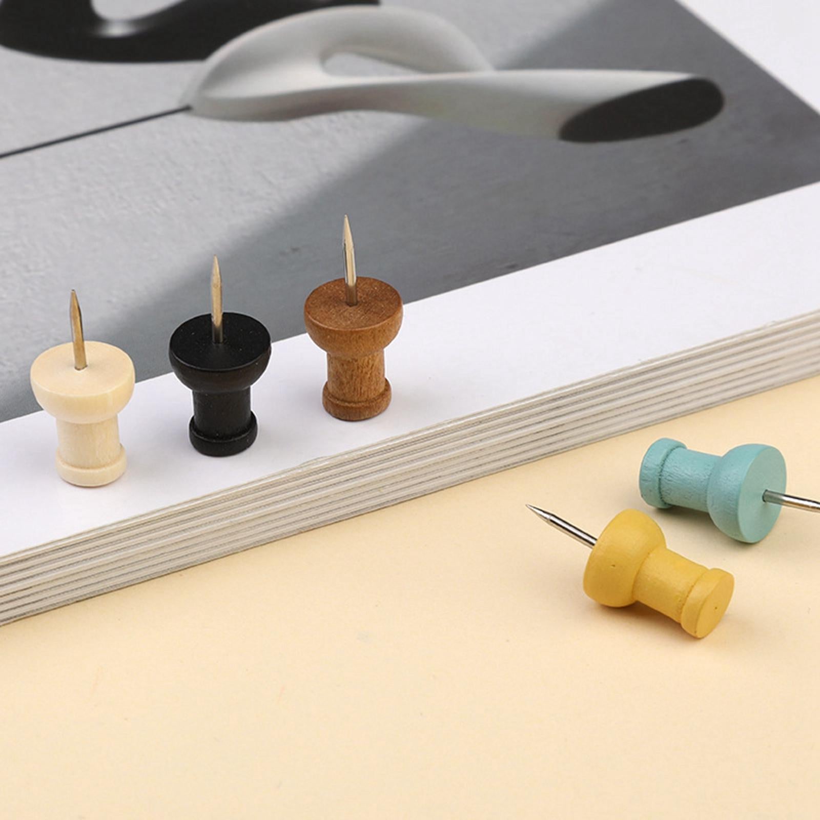 12/15 Grids Push Pins Thumbtacks Plastic Head for Home Fabric Marking Office 15 Grids