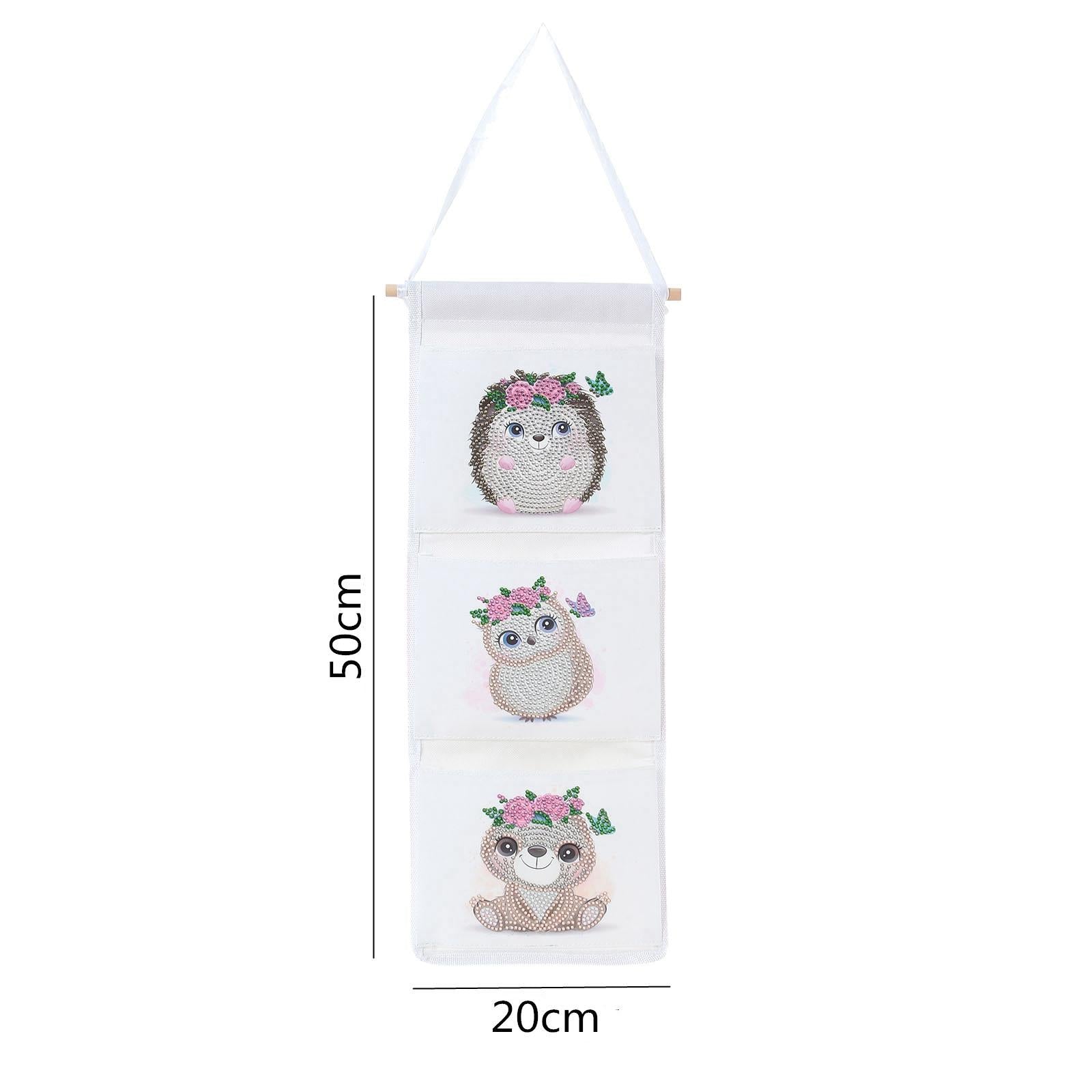 Diamond Painting DIY Hanging Bag Kits Multifunctional Ornament for Door C