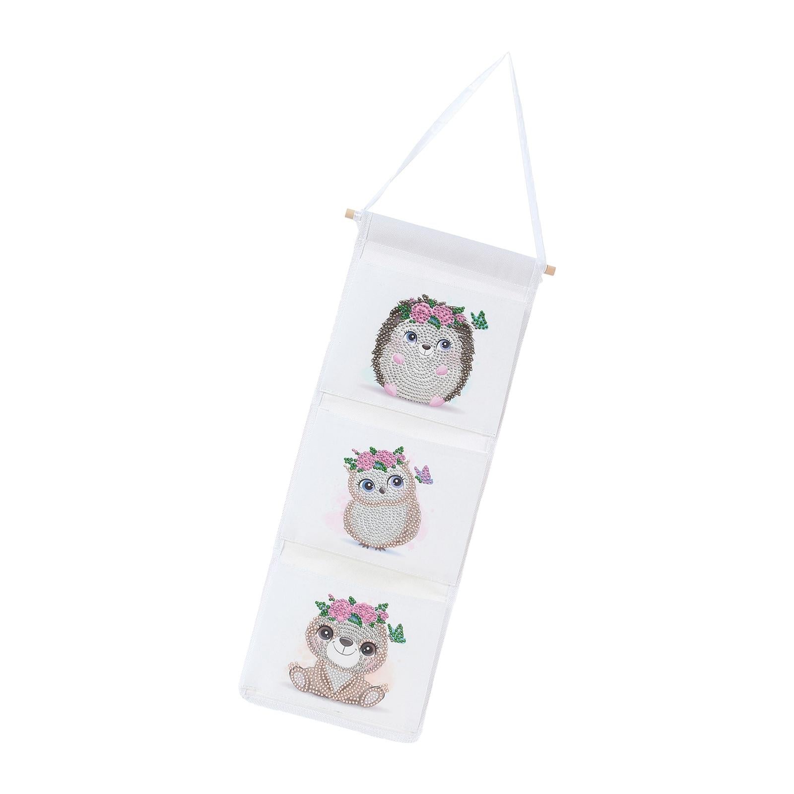 Diamond Painting DIY Hanging Bag Kits Multifunctional Ornament for Door C