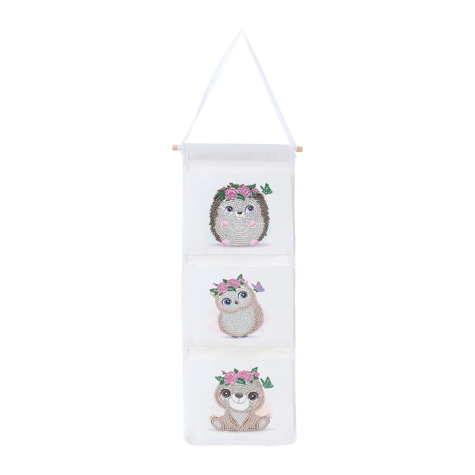 Diamond Painting DIY Hanging Bag Kits Multifunctional Ornament for Door C