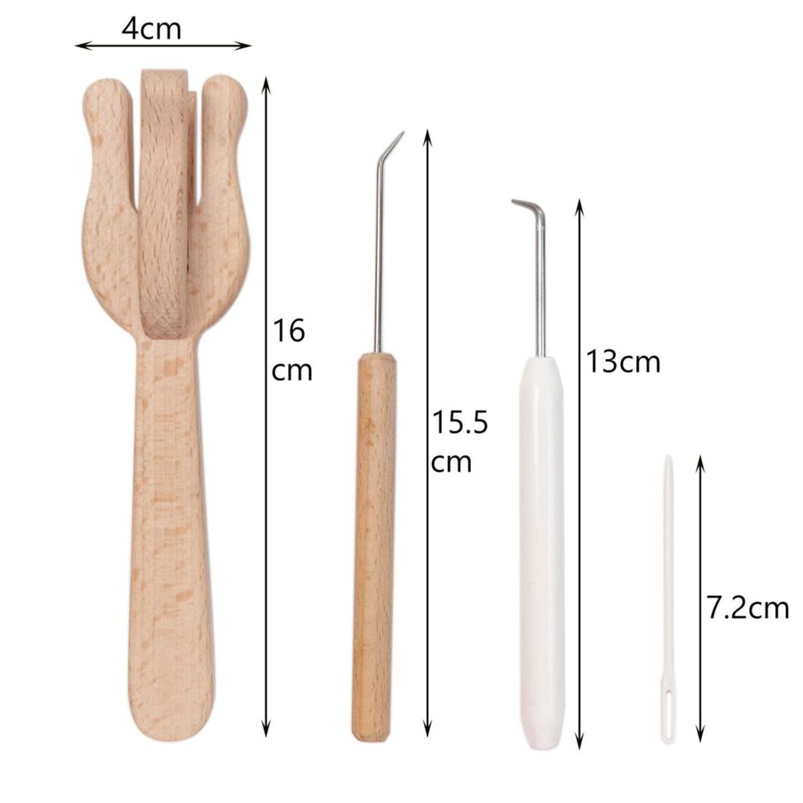 Knitting Fork Kit Knitting Fork Braiding Tool W/ Needle Braid for Knitters