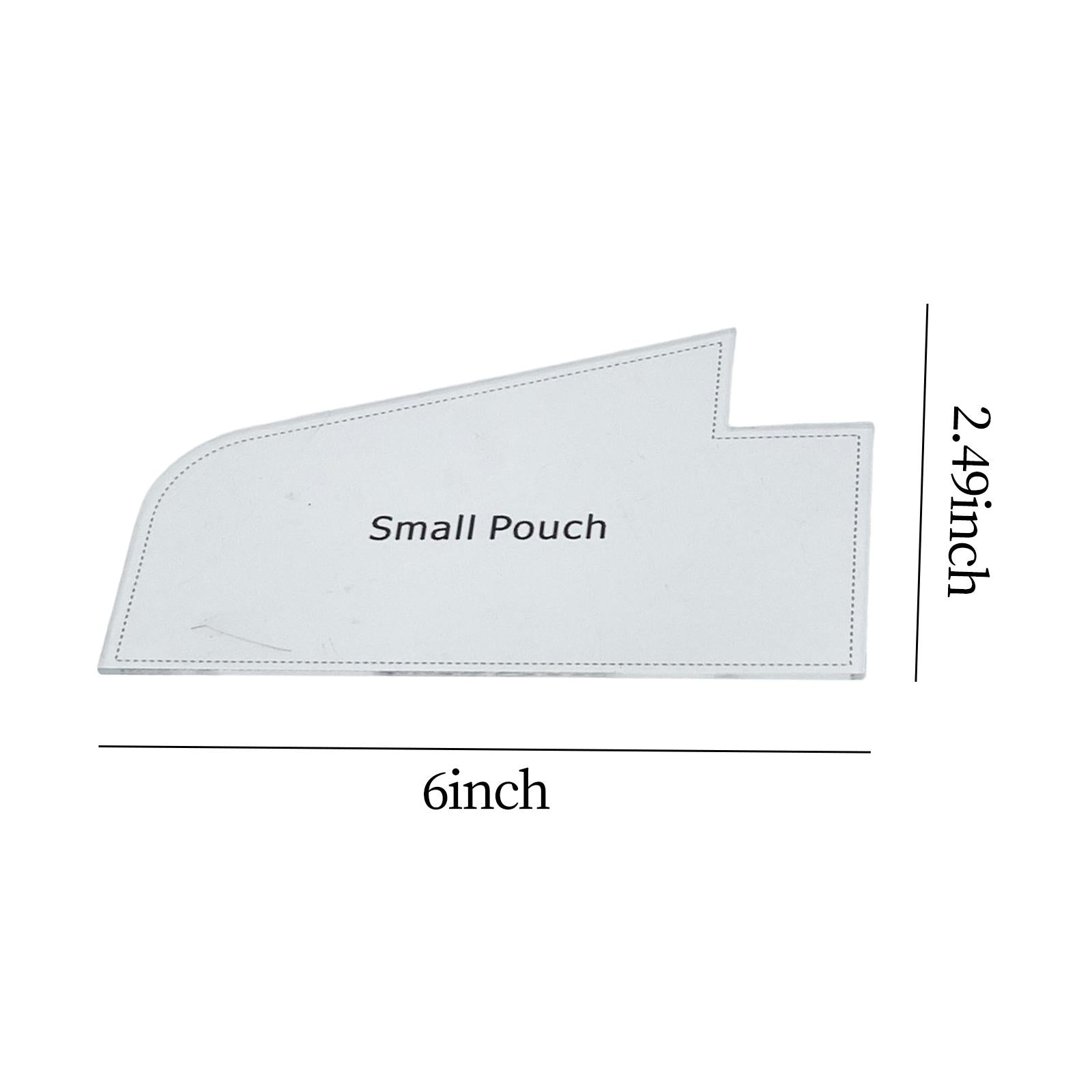 Acrylic Template Transparent Quilting Ruler for Cute Bag Flying Geese Pouch S