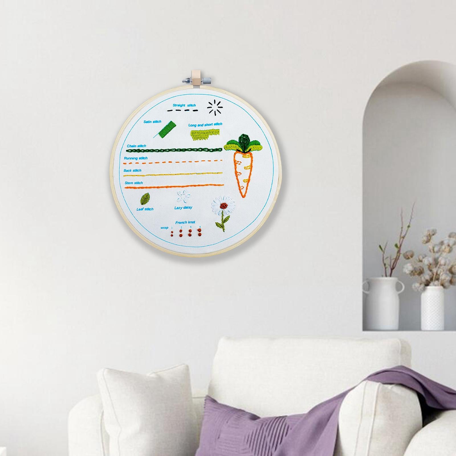 Embroidery Starter Kit Different Stitches Patterns for Adults