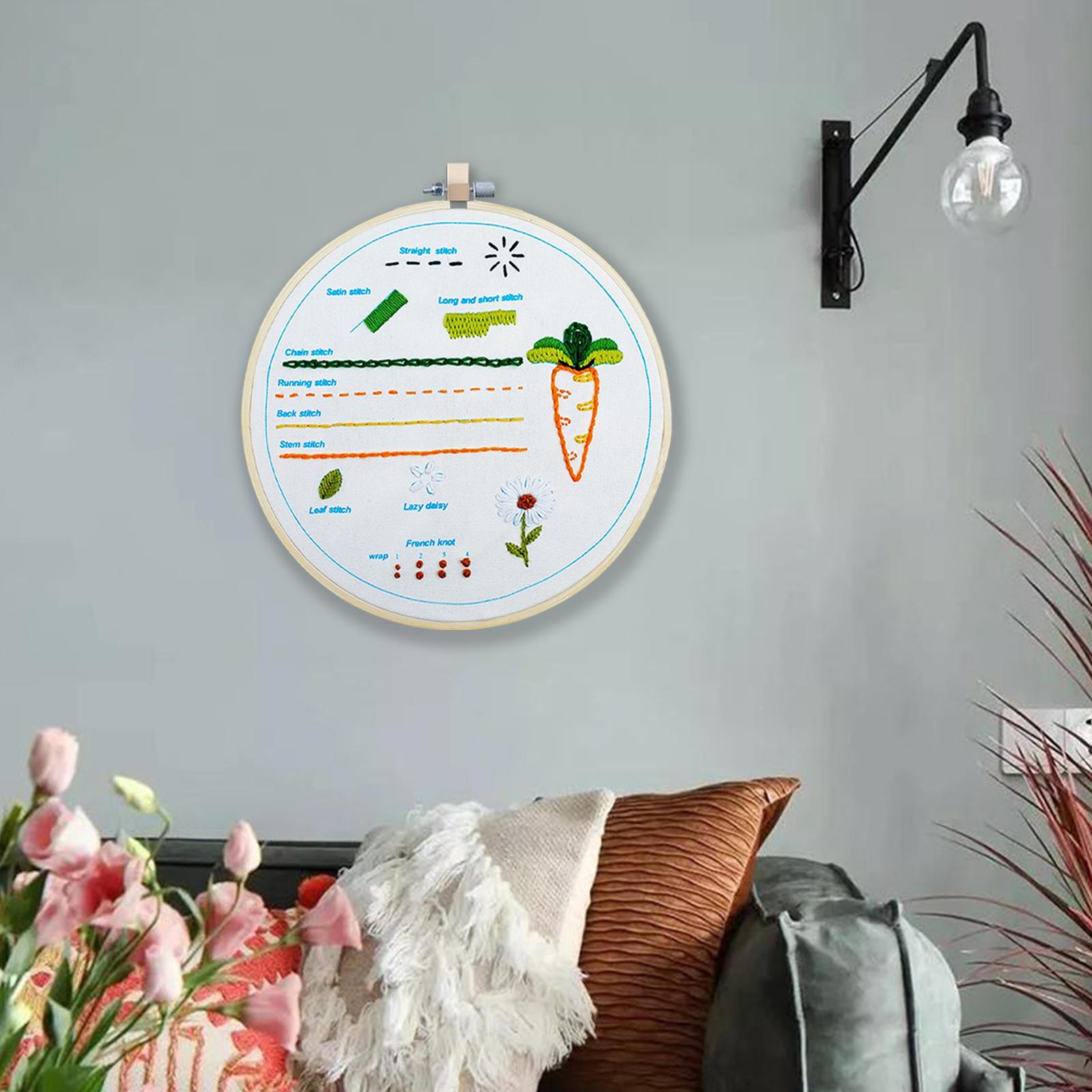 Embroidery Starter Kit Different Stitches Patterns for Adults